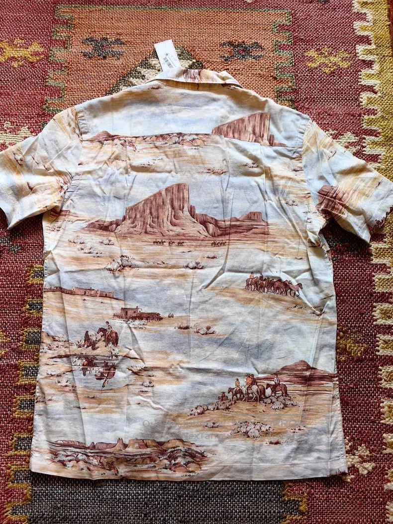 RRL Ralph Lauren RRL Ralph Lauren Camping style short-sleeve shirt Size US M / EU 48-50 / 2 - 2 Thumbnail