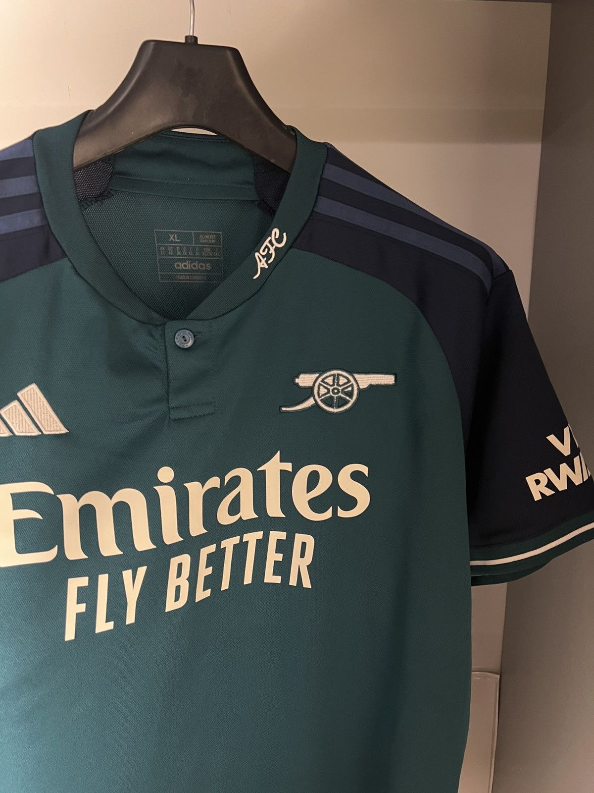 Adidas × Vintage VERY RARE ADIDAS FC ARSENAL LONDON ENGLAND SOCCER JERSEY Y2K Size US XL / EU 56 / 4 - 4 Thumbnail