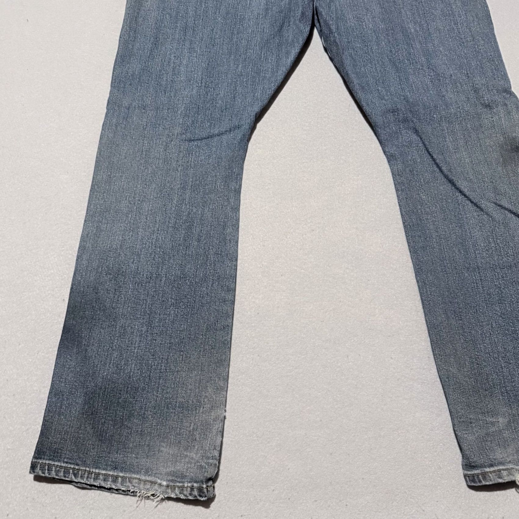Wrangler Wrangler Jeans Slim Bootcut 77 Mens Blue Denim Mid Rise Pockets Western - 38x32 Size US 38 / EU 54 - 7 Thumbnail