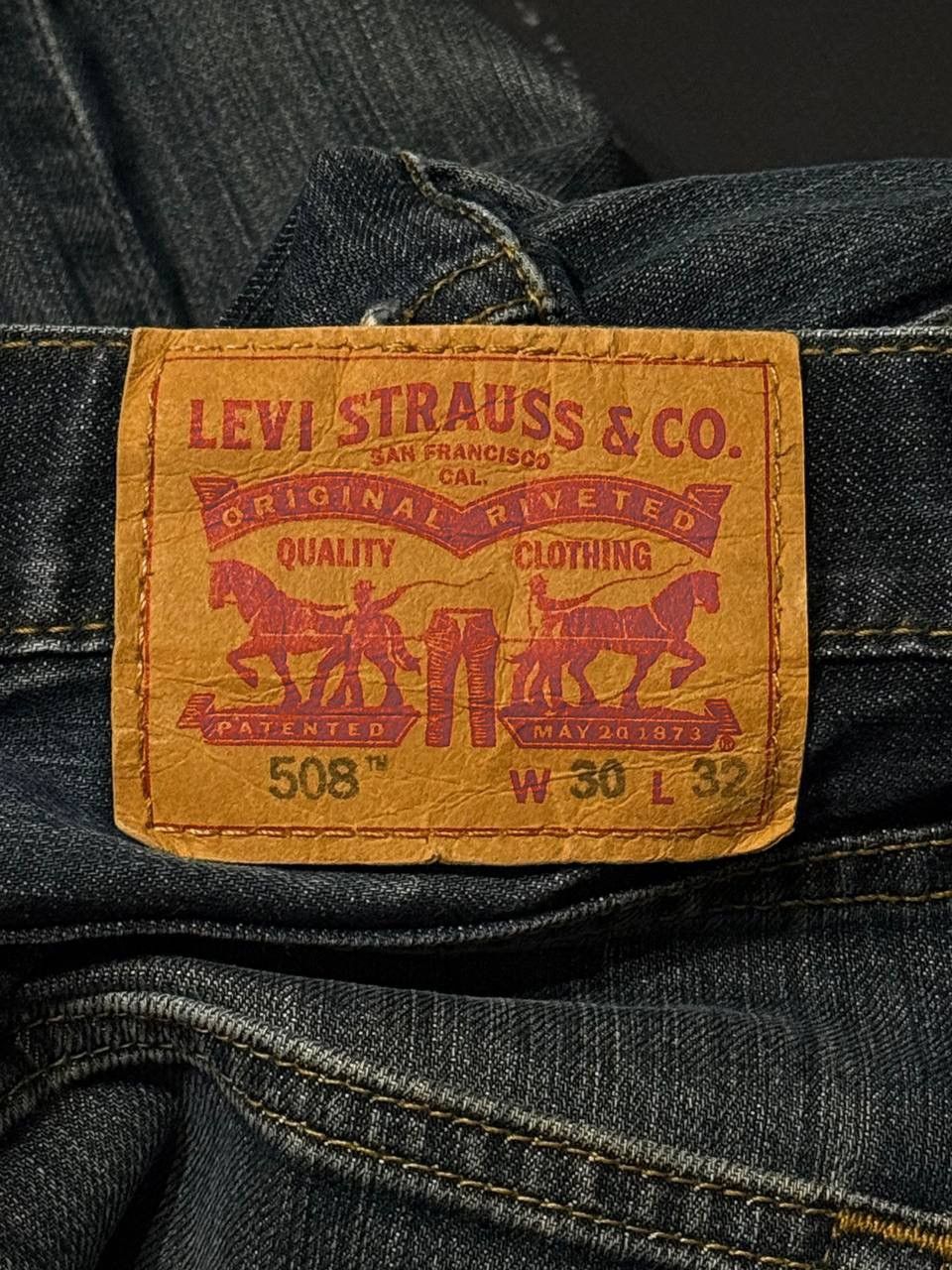Levi's Levis 508 Faded Straight Indie Sleaze Denim Size US 30 / EU 46 - 3 Thumbnail