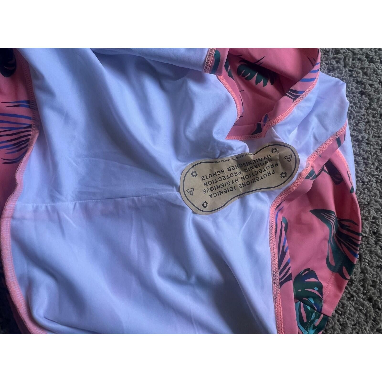 Other B2PRITY Swim Shorts Womens XL Pink Tropical Boy Short Size ONE SIZE - 4 Thumbnail