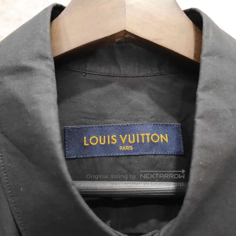 Louis Vuitton Louis Vuitton Black Long Sleeve Men's Shirt . Size US S / EU 44-46 / 1 - 3 Thumbnail