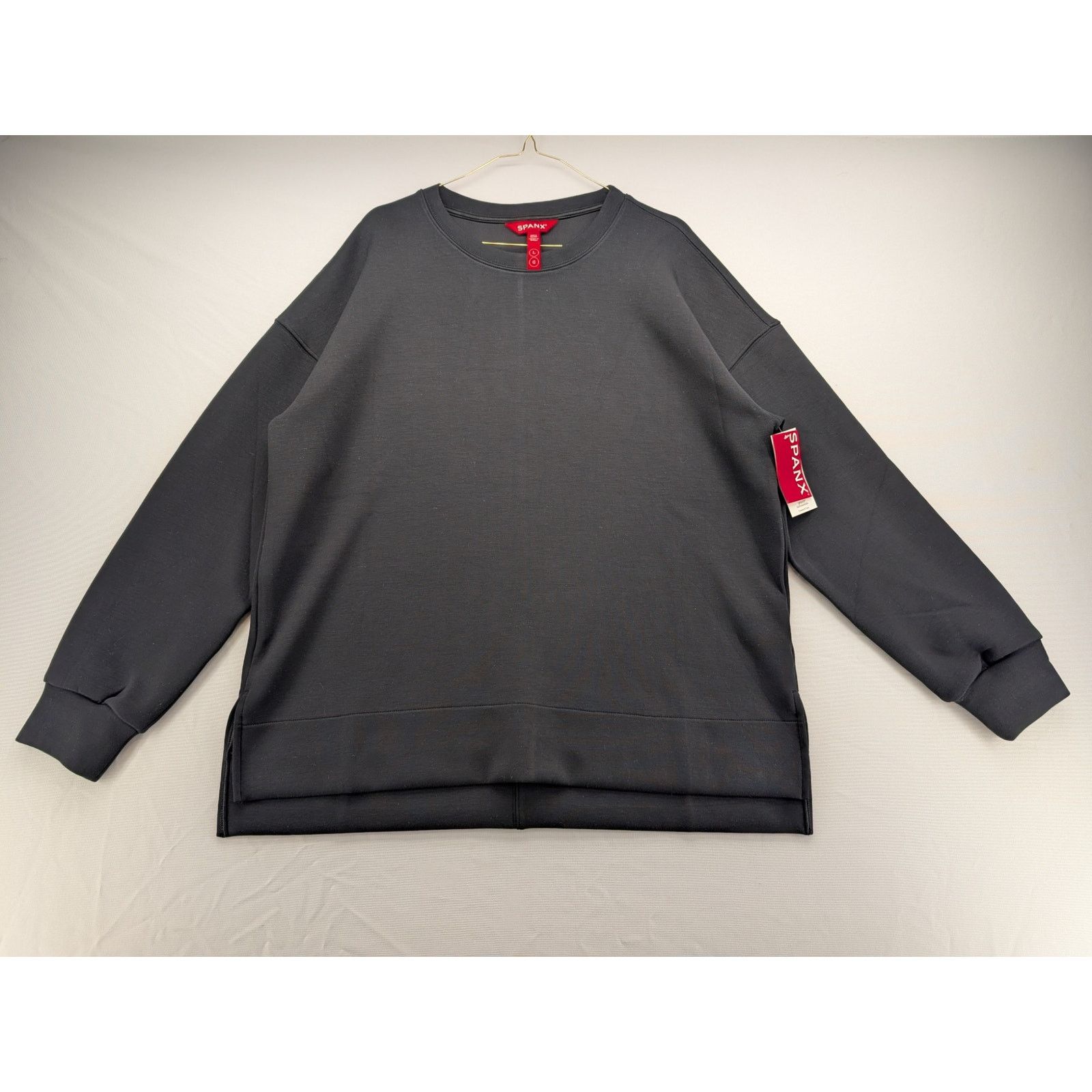 Spanx NWT Spanx AirEssentials Crewneck Tunic in Very Black size L Size XL / US 12-14 / IT 48-50 - 3 Thumbnail