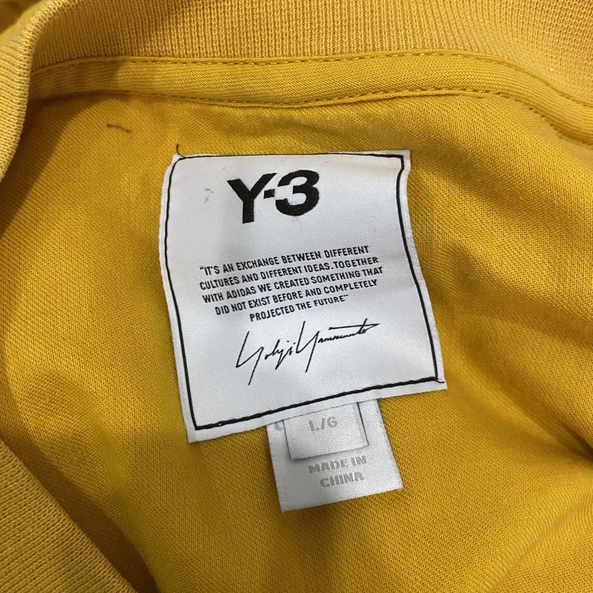 Adidas × Y-3 Adidas Y-3 Yohji Yamamoto Big Logo Drawstring Sweatshirt Size US L / EU 52-54 / 3 - 8 Thumbnail