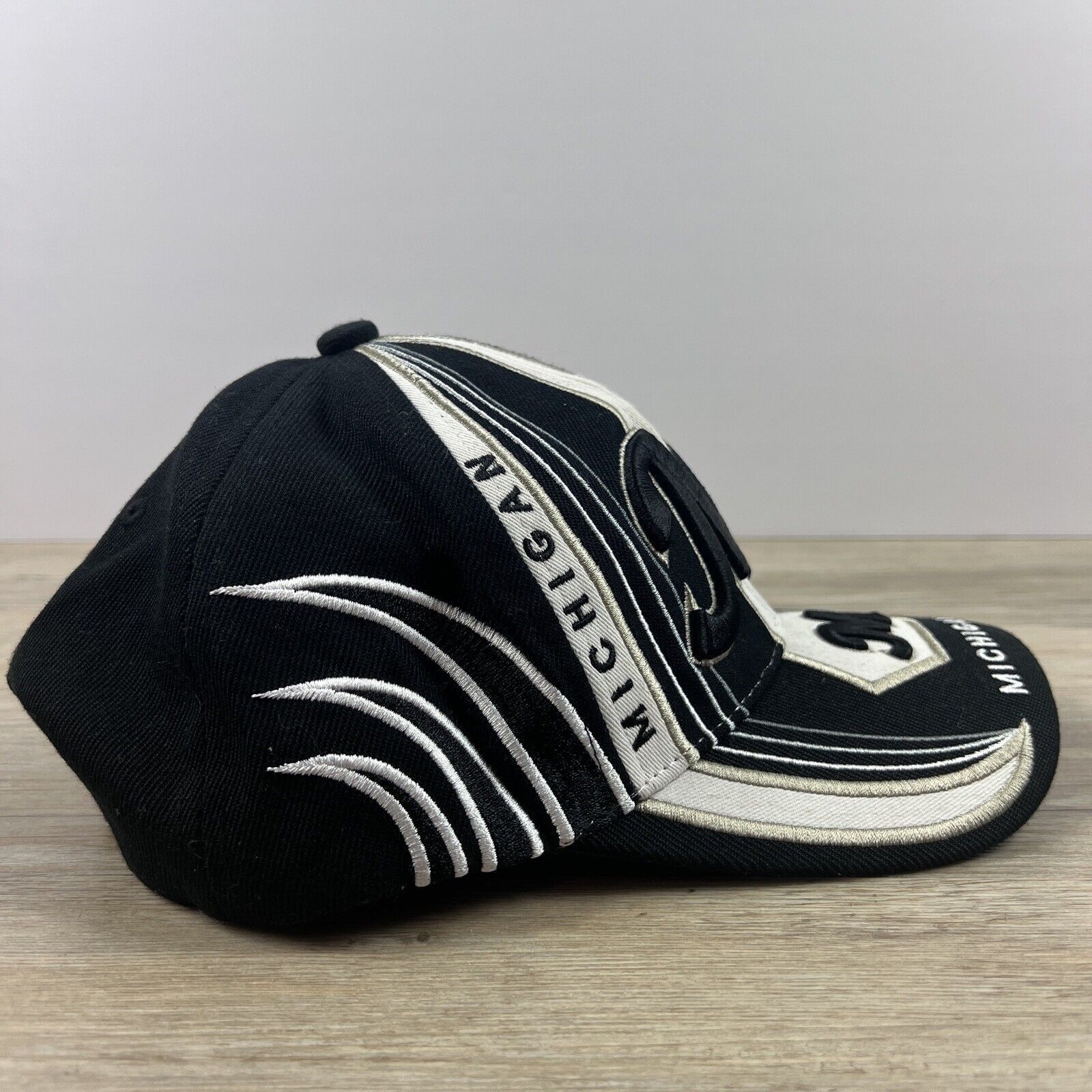 Other Michigan Black Hat Michigan Cap Hat Black Adjustable Hat Adu Size ONE SIZE - 11 Thumbnail