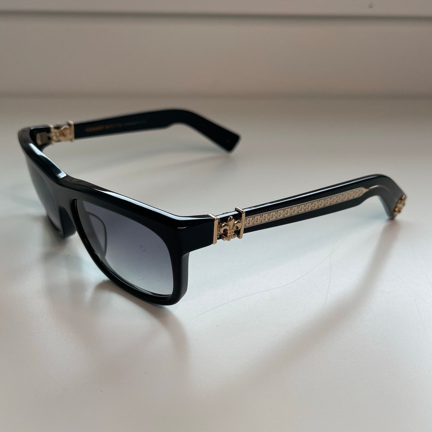 Chrome Hearts Chrome Hearts - Gold Plated 501662211 Mydixadryll Sunglasses Size ONE SIZE - 2 Thumbnail