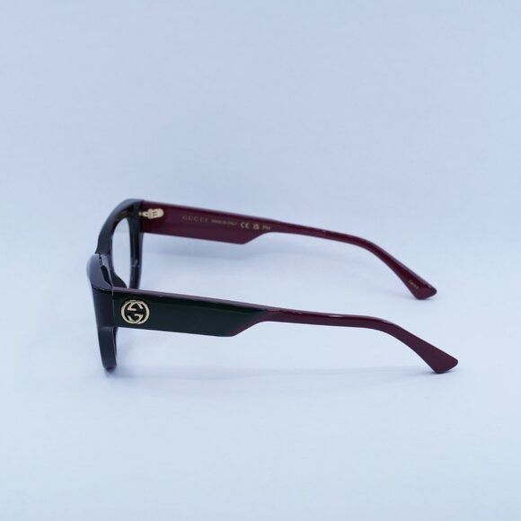 Gucci 🕶️ New Gucci GG1665S 001 Sunglasses - Shiny Black Red Frame Size ONE SIZE - 8 Thumbnail