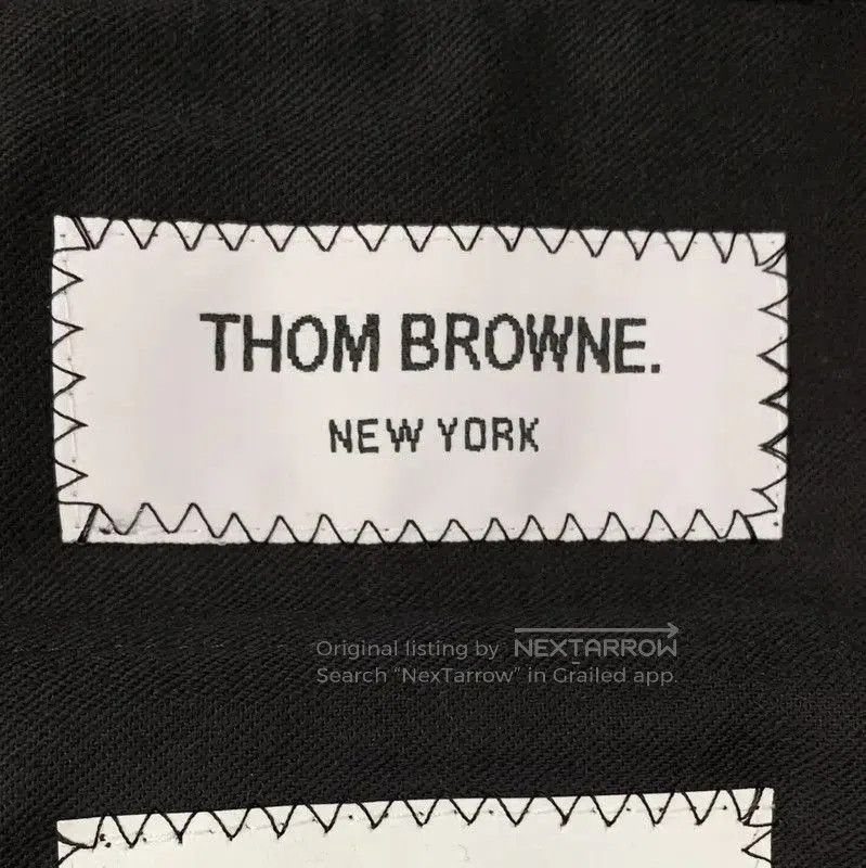 Thom Browne Thom Browne Women's Navy Wool Casual Trousers . Size 30" / US 8 / IT 44 - 6 Thumbnail