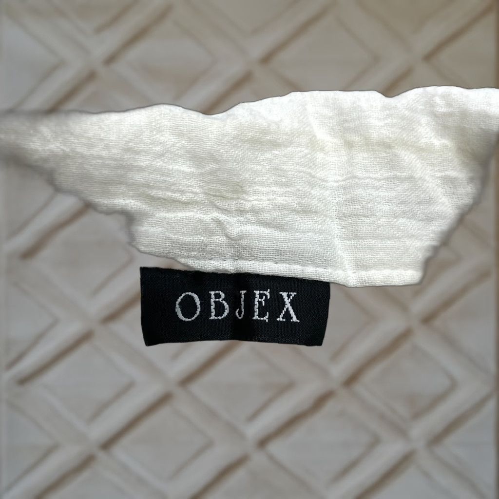 Vintage VINTAGE Objex Blouse Top Womens S White Belted Tie Collared Sleeveless Lightweight Blouse Summer Womens Size S / US 4 / IT 40 - 1 Thumbnail