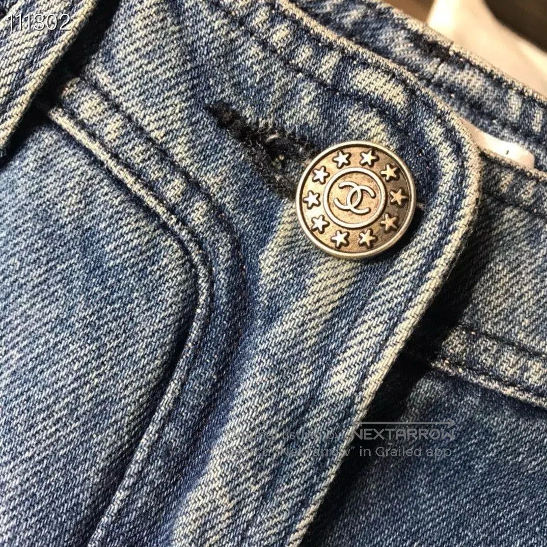 Chanel Chanel Denim Shorts Size 34. Size 33" - 3 Thumbnail