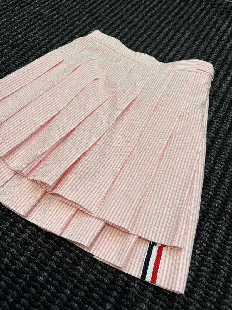 Thom Browne Thom Browne Pure color pearly gauze pleated skirt Size 24" / US 00 / IT 34 - 3 Thumbnail