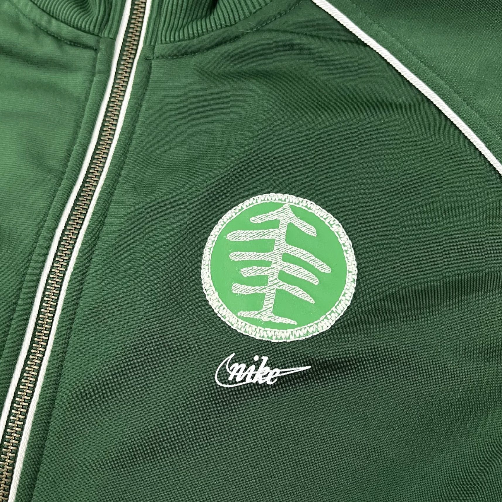 Nike Nike Jacket Womens Large Green Oregon Ducks TOC Full Zip Track Running Size L / US 10 / IT 46 - 3 Thumbnail