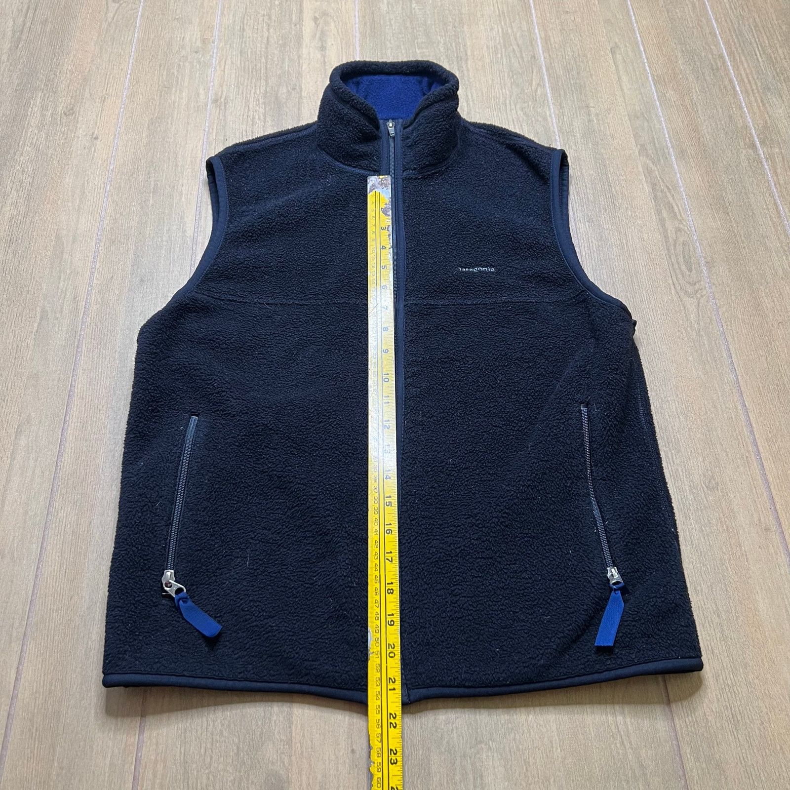 Patagonia Patagonia Synchilla Fleece Vest Black Blue Zip Vintage USA M Size US M / EU 48-50 / 2 - 7 Thumbnail
