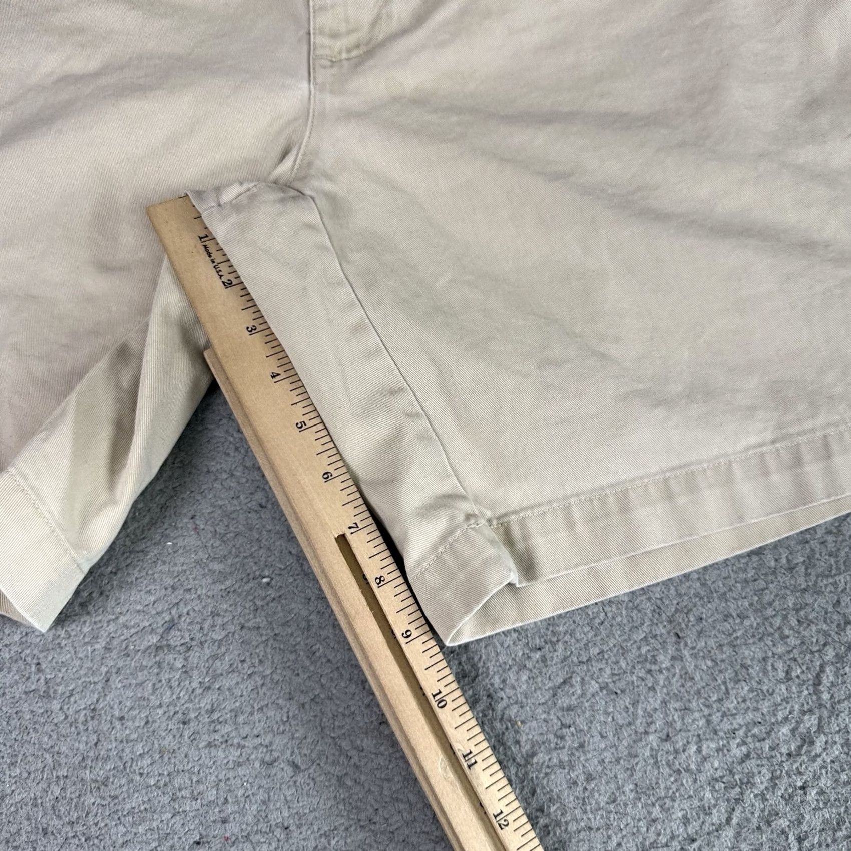 Polo Ralph Lauren VINTAGE Polo Ralph Lauren Tyler Shorts Mens Beige Chino Pleated 90s Preppy Khaki Baggy Casual Knit? Size US S / EU 44-46 / 1 - 3 Thumbnail