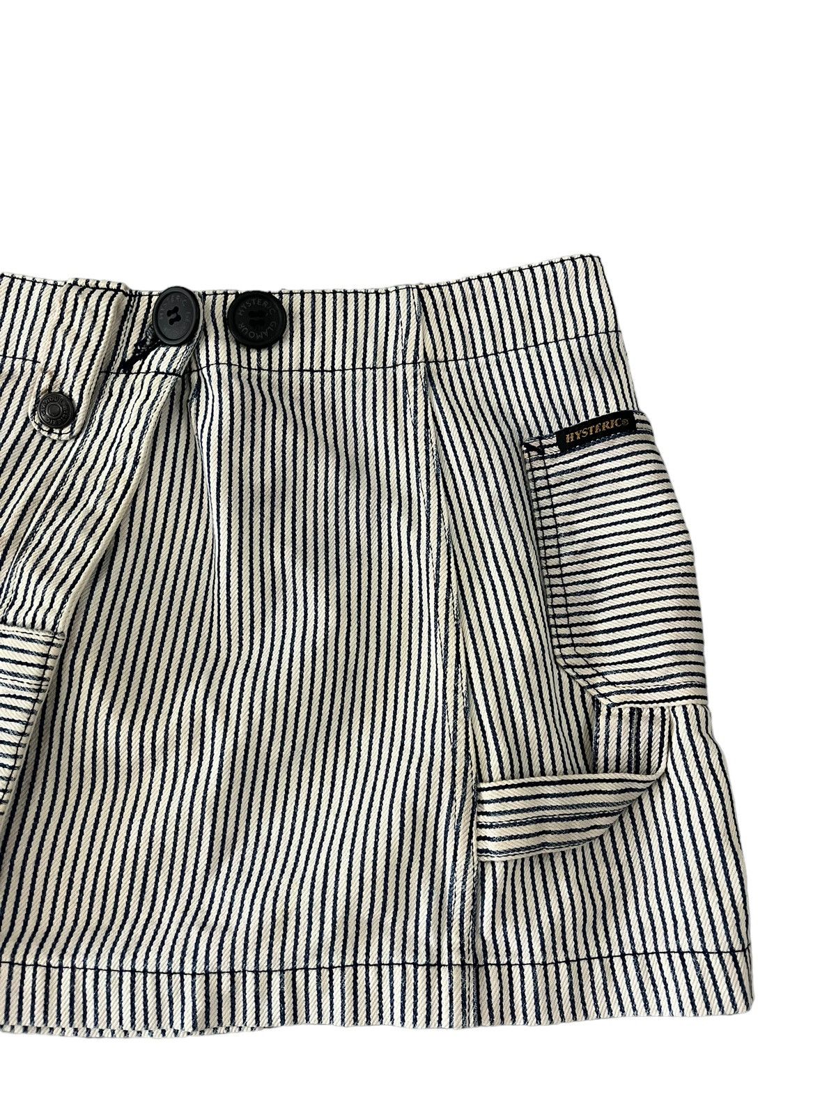 A Stripes Reconstructed Skirts by Hysteric Glamour