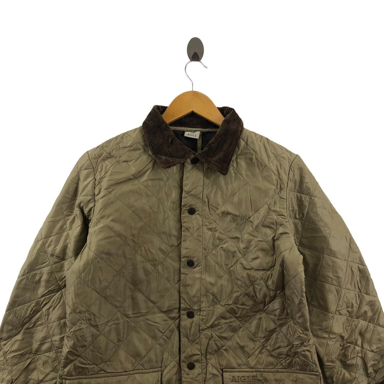 Aigle AIGLE OUTDOOR Quilted Corduroy Collar Parka Trench Coat Size M / US 6-8 / IT 42-44 - 3 Thumbnail