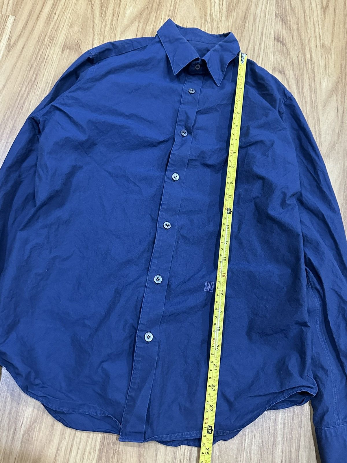 N.Hoolywood N.Hoolywood x Mister Hollywood Heavy Cotton Blue Shirt Size US S / EU 44-46 / 1 - 11 Thumbnail