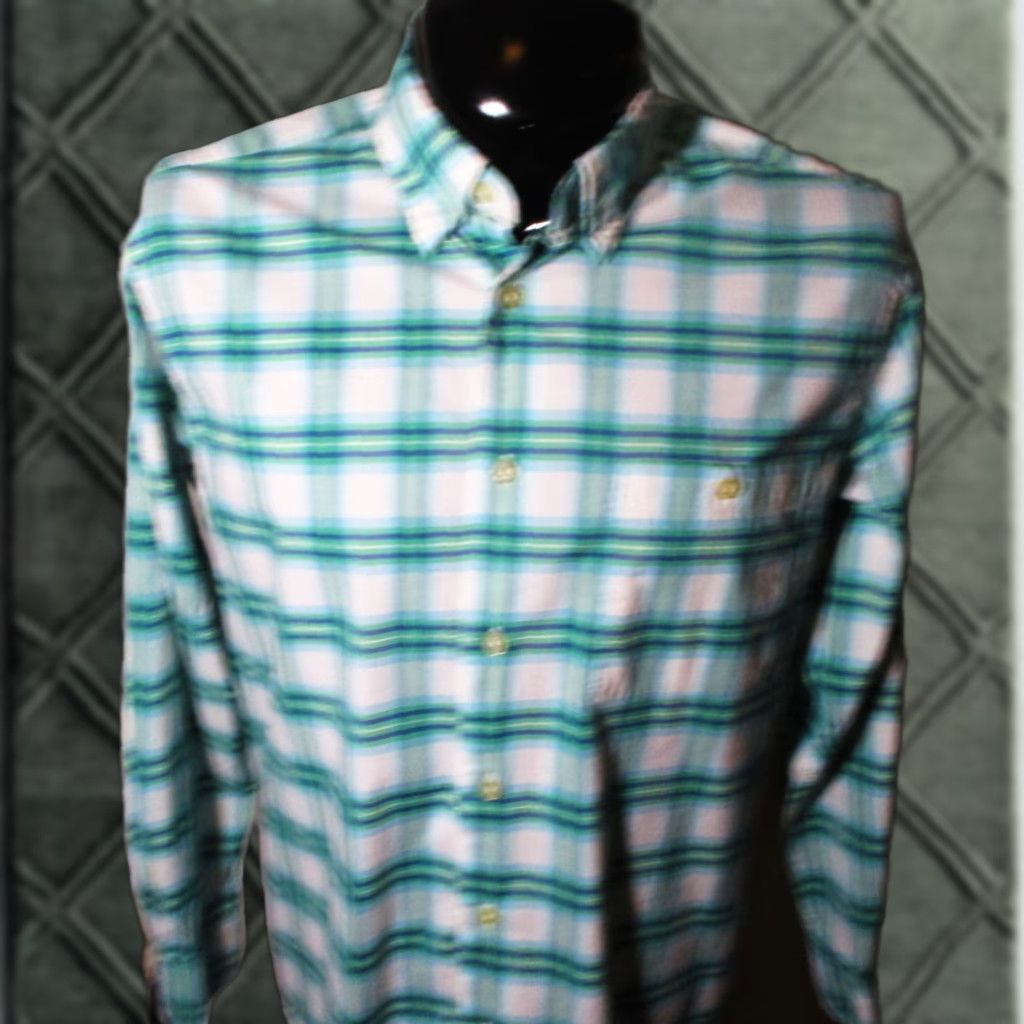 Orvis Orvis Shirt Mens Button-Up Long Sleeve Green Linen Blend M Regular Men’s Green Orvis Button-Front Check Casual All Seasons Vintage No Size US M / EU 48-50 / 2 - 1 Thumbnail