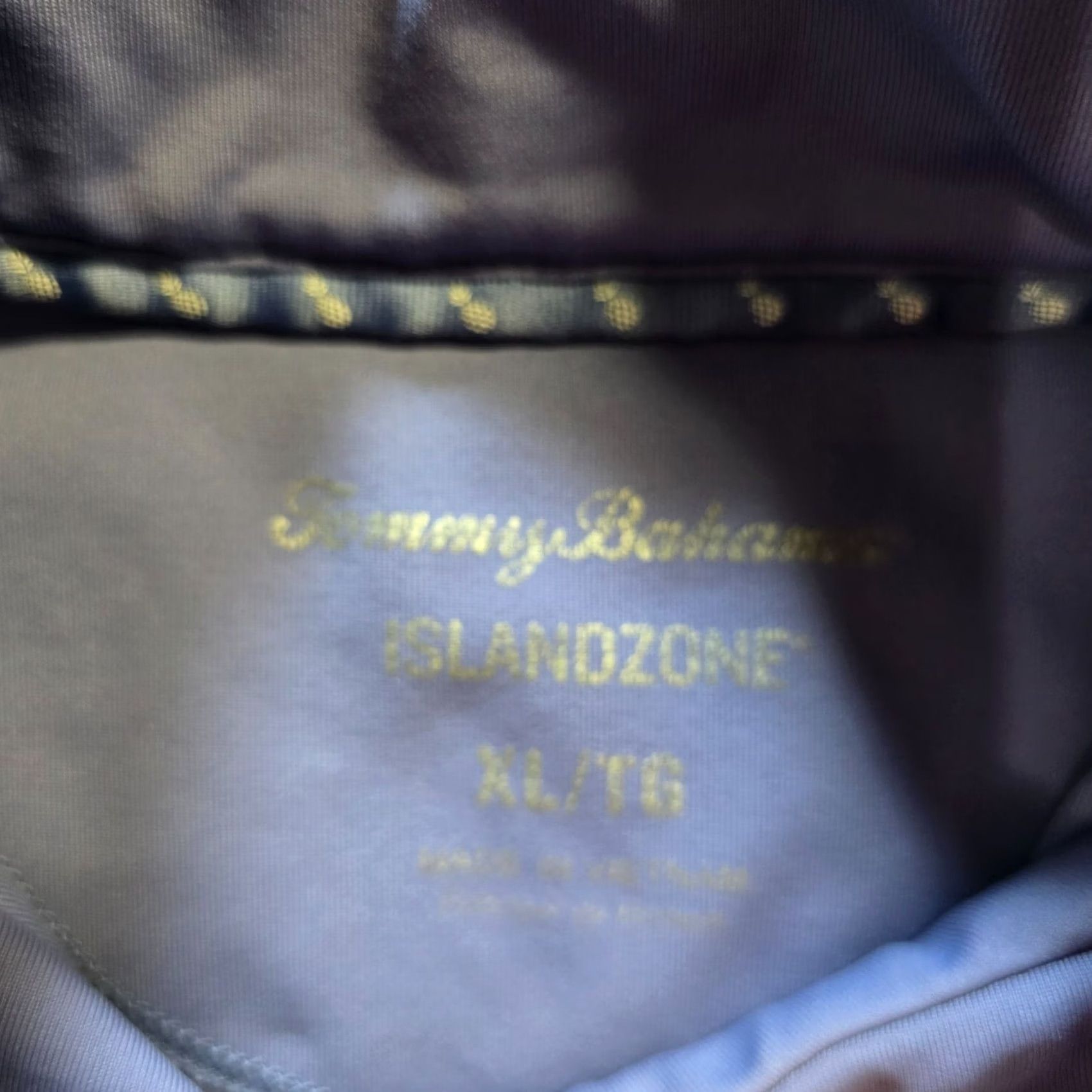 Tommy Bahama Tommy Bahama Top Womens XL Purple Sleeveless Tan Stretch Performance Outdoors Tank Shirt Casual Basic Knit Nylon Spandex Travel Summer Mens? Size XL / US 12-14 / IT 48-50 - 4 Thumbnail