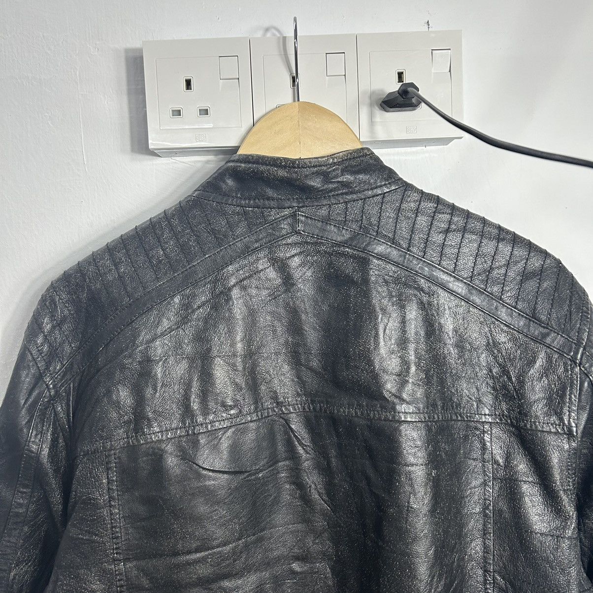 Guess × Vintage Vintage Guess Leather Ride Jacket Size US L / EU 52-54 / 3 - 11 Thumbnail