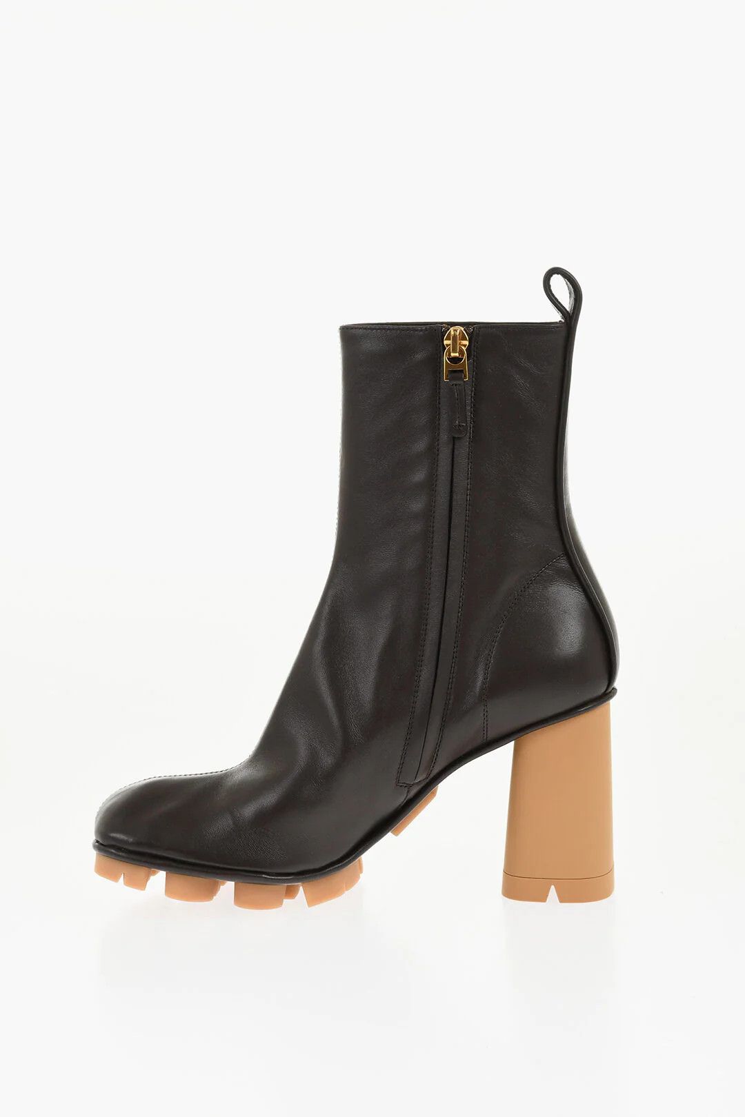 Bottega Veneta og1mm0426 Nappa Ankle Boots in Brown Size US 8 / IT 38 - 4 Thumbnail