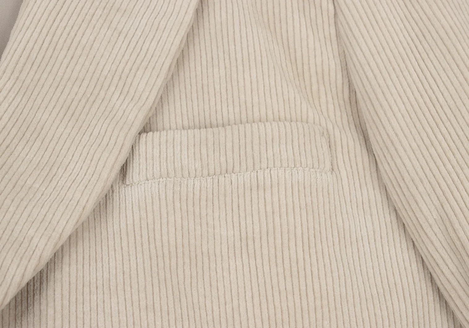 Yohji Yamamoto Yohji Yamamoto Corduroy 3B Jacket Beige M Size US M / EU 48-50 / 2 - 5 Thumbnail
