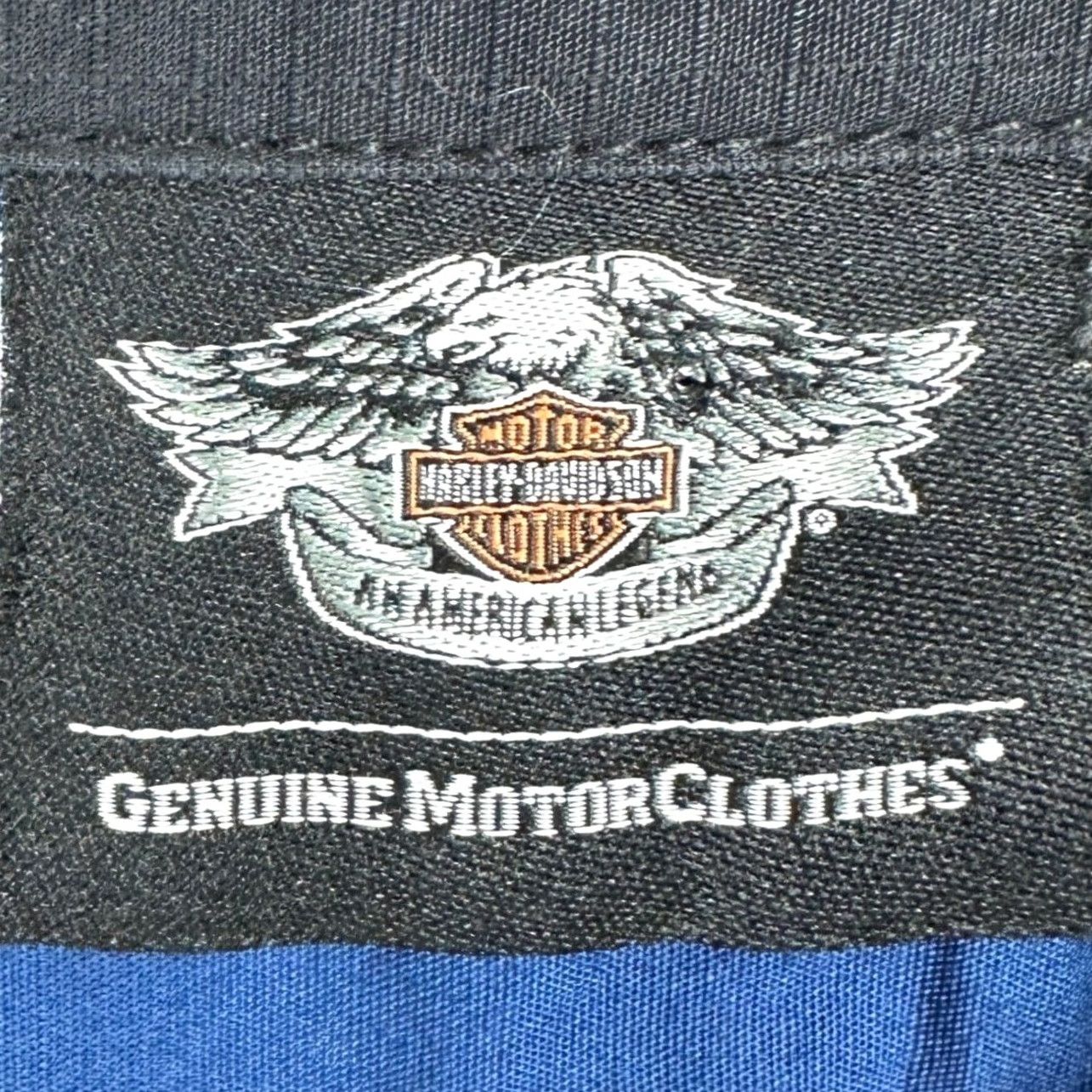 Harley Davidson Harley-Davidson Shirt Men L Black Button-Up Long Sleeve Ripstop with Embroidered Patch and Back Logo Size US L / EU 52-54 / 3 - 4 Thumbnail