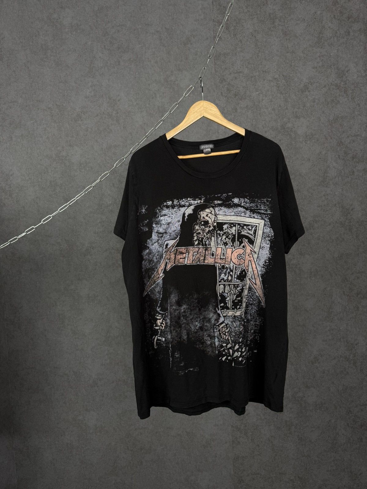 Band Tees × Metallica Metallica rock band skulls overprinted tee Size US XL / EU 56 / 4 - 1 Thumbnail