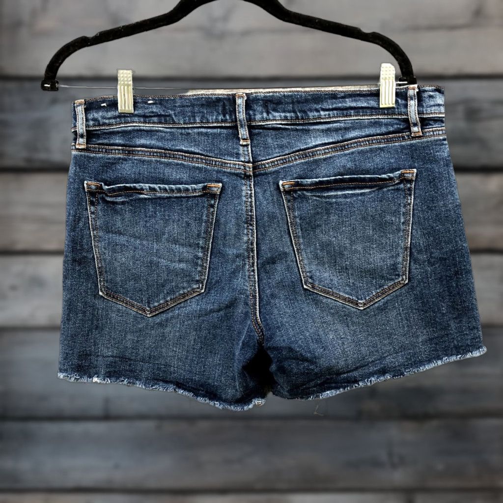 Loft LOFT Jeans Shorts Womens Size 28 Blue Cut Off Low Rise Stretch Size 28" / US 6 / IT 42 - 1 Thumbnail