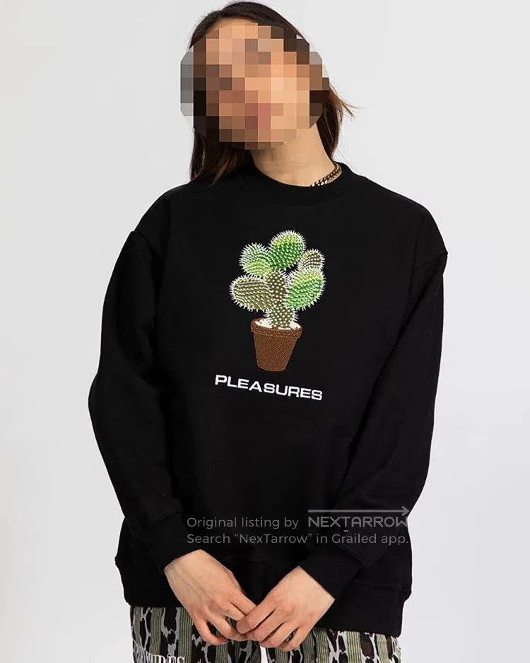 Pleasures PLEASURES Spike Embroidered Crewneck Sweatshirt. Size US S / EU 44-46 / 1 - 1 Thumbnail
