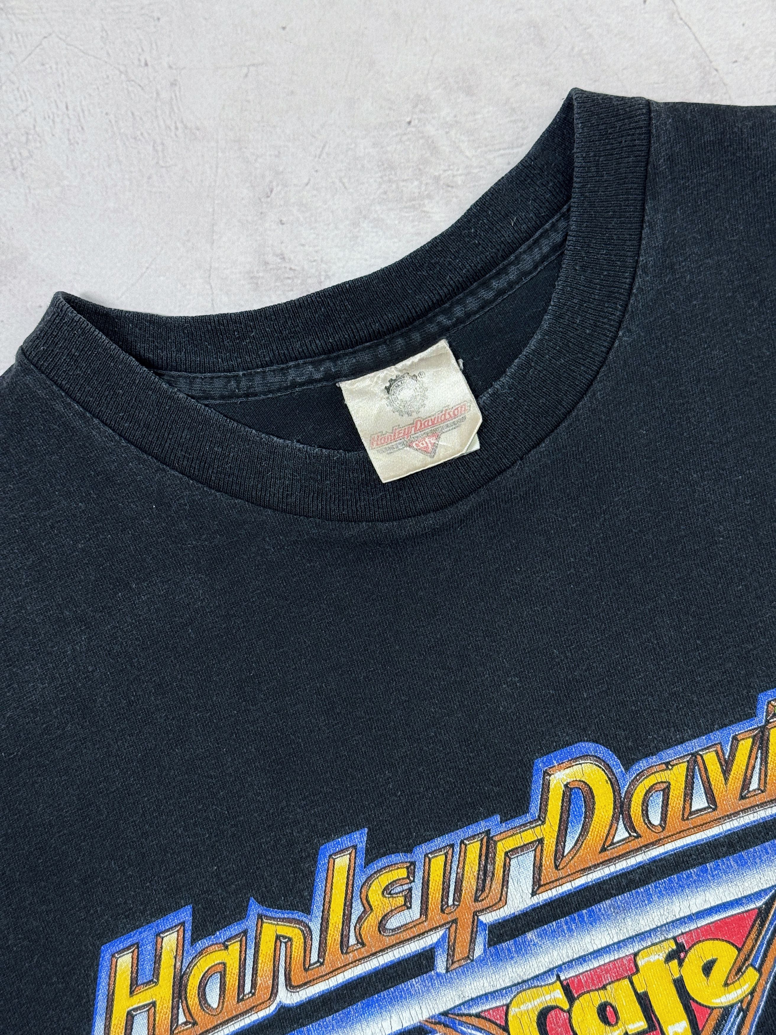 Harley Davidson Vintage Harley Davidson Cafe Las Vegas T-Shirt USA Made Size US M / EU 48-50 / 2 - 5 Thumbnail