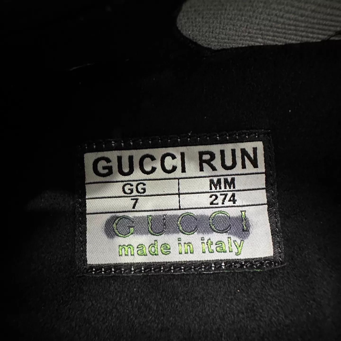 Gucci Gucci Run Fabric Sneaker 41 99 New Size US 8 / EU 41 - 7 Thumbnail