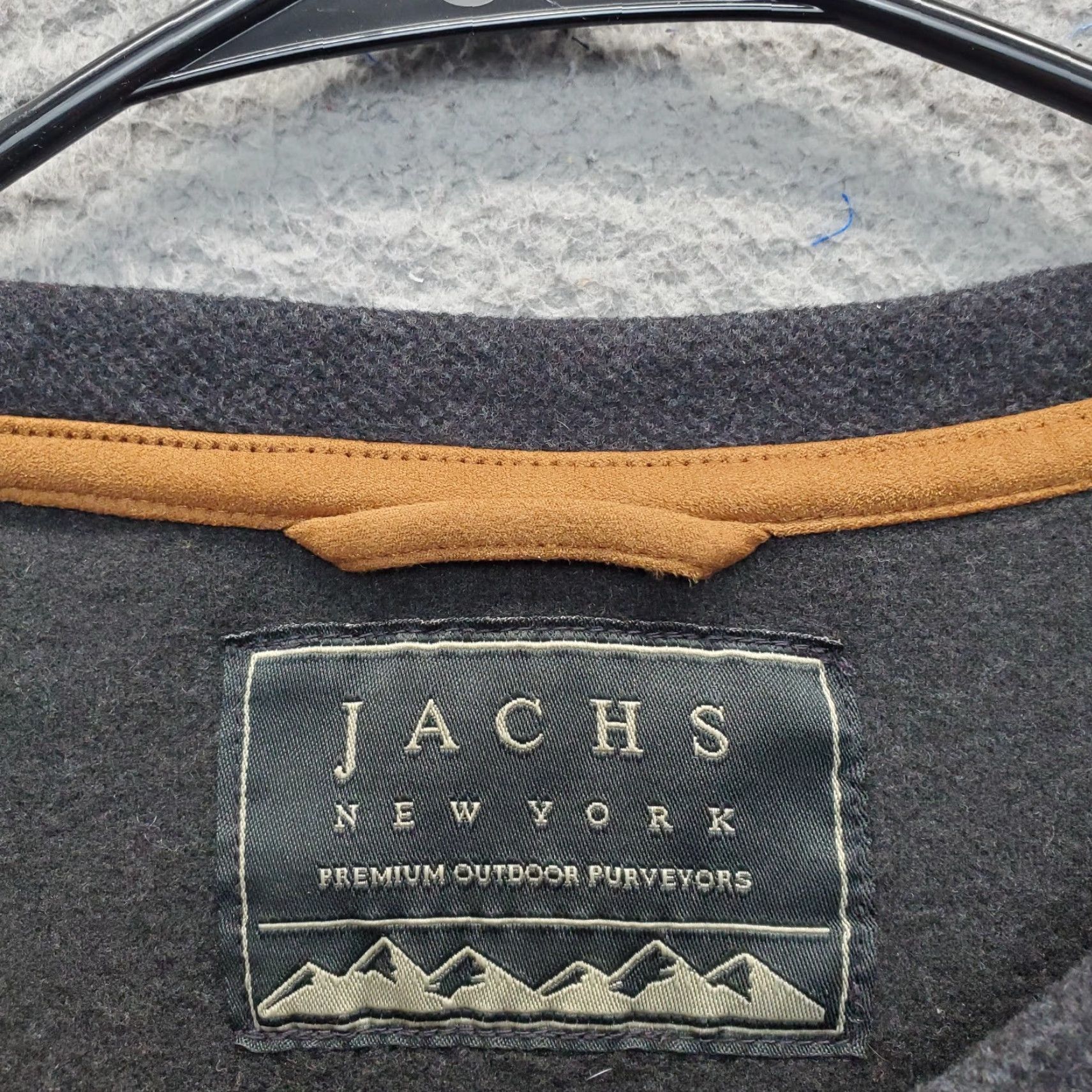 Vintage JACHS Sweatshirt Mens XL Black Wool Blend Outdoor Purveyors Size US XL / EU 56 / 4 - 7 Thumbnail