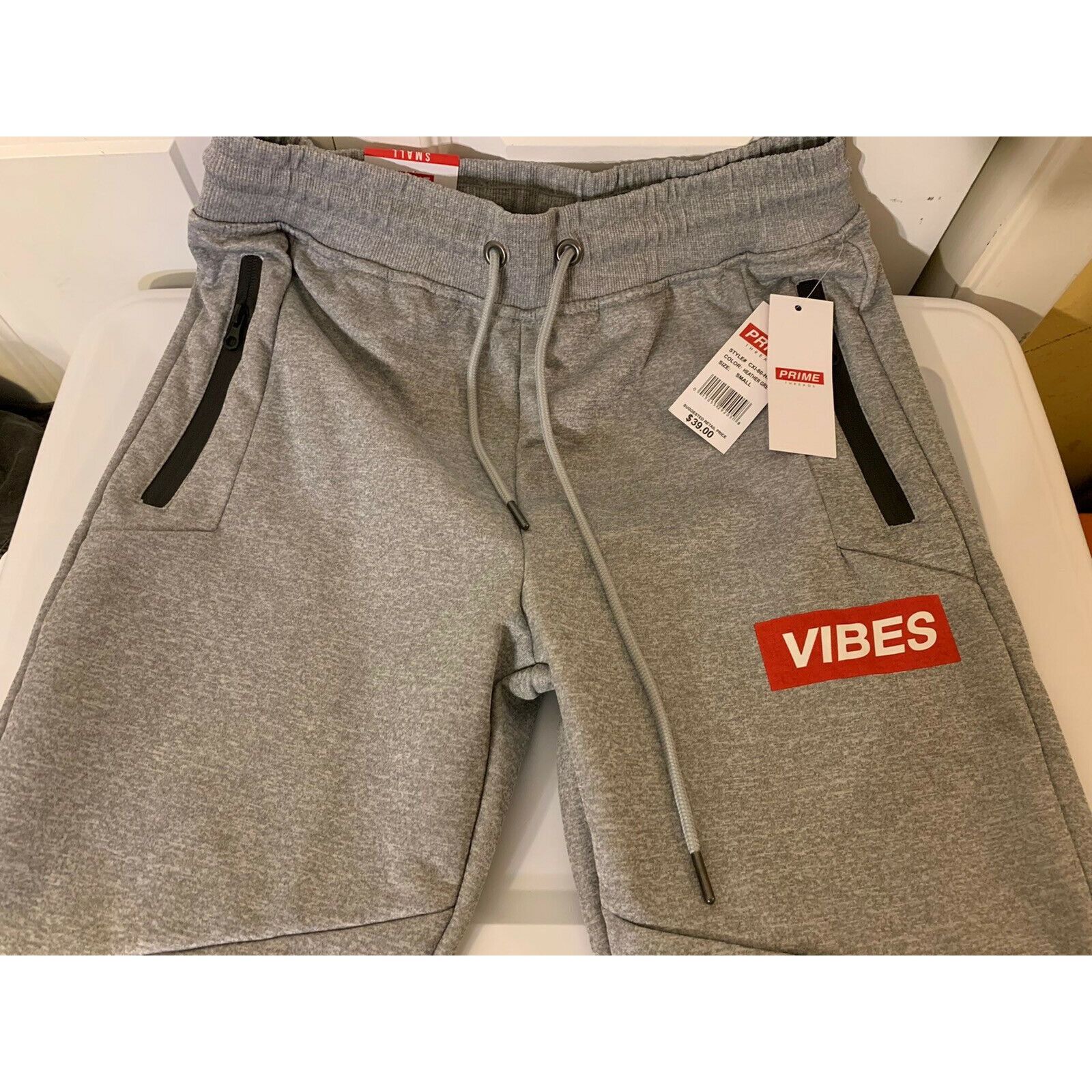 Other Prime Threads Men’s Sz S Gray Vibes Jogger Pant Size US 32 / EU 48 - 4 Thumbnail