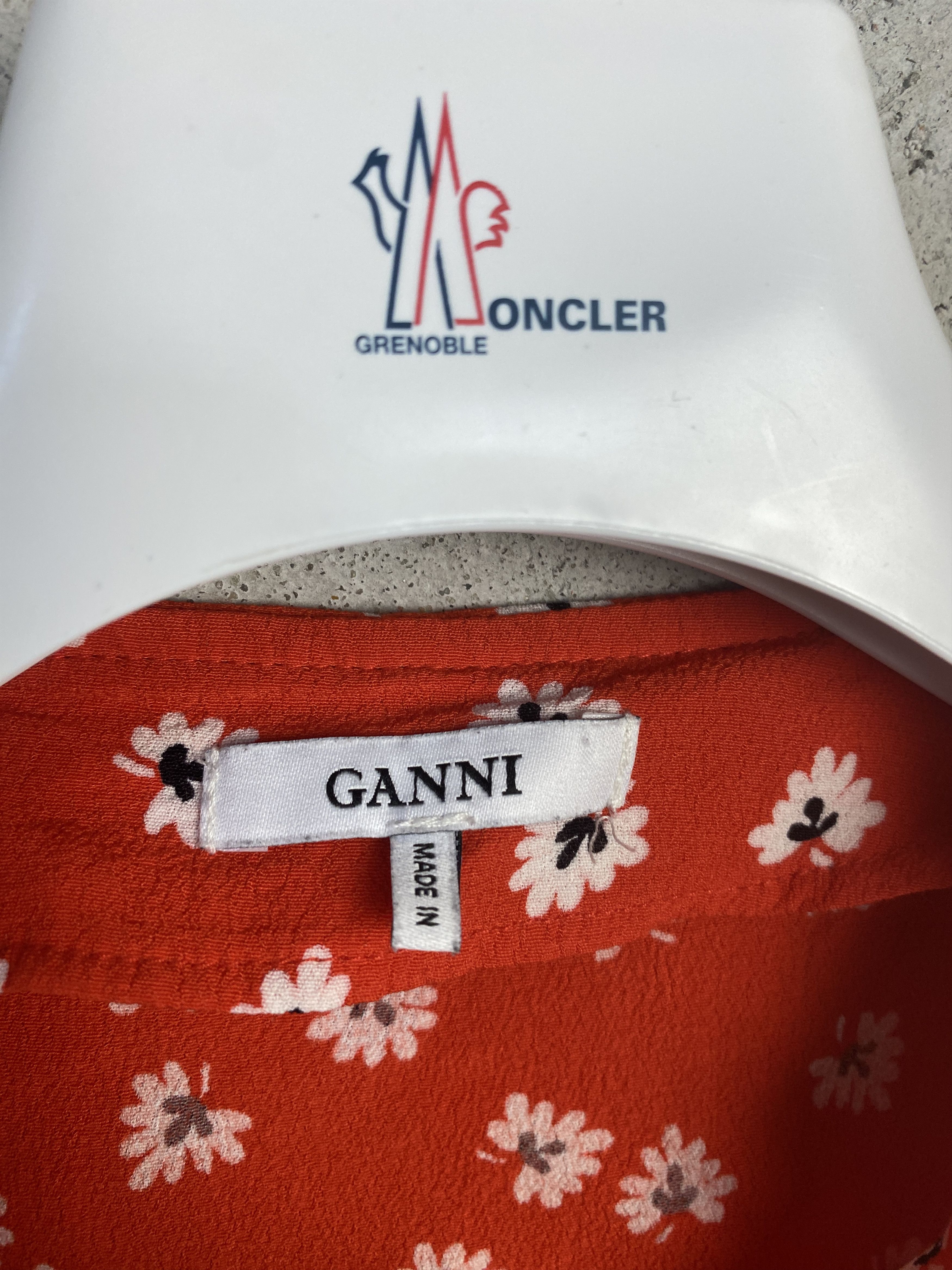 Ganni Ganni Silvery Creep shirt floral viscose casual Size XS / US 0-2 / IT 36-38 - 3 Thumbnail