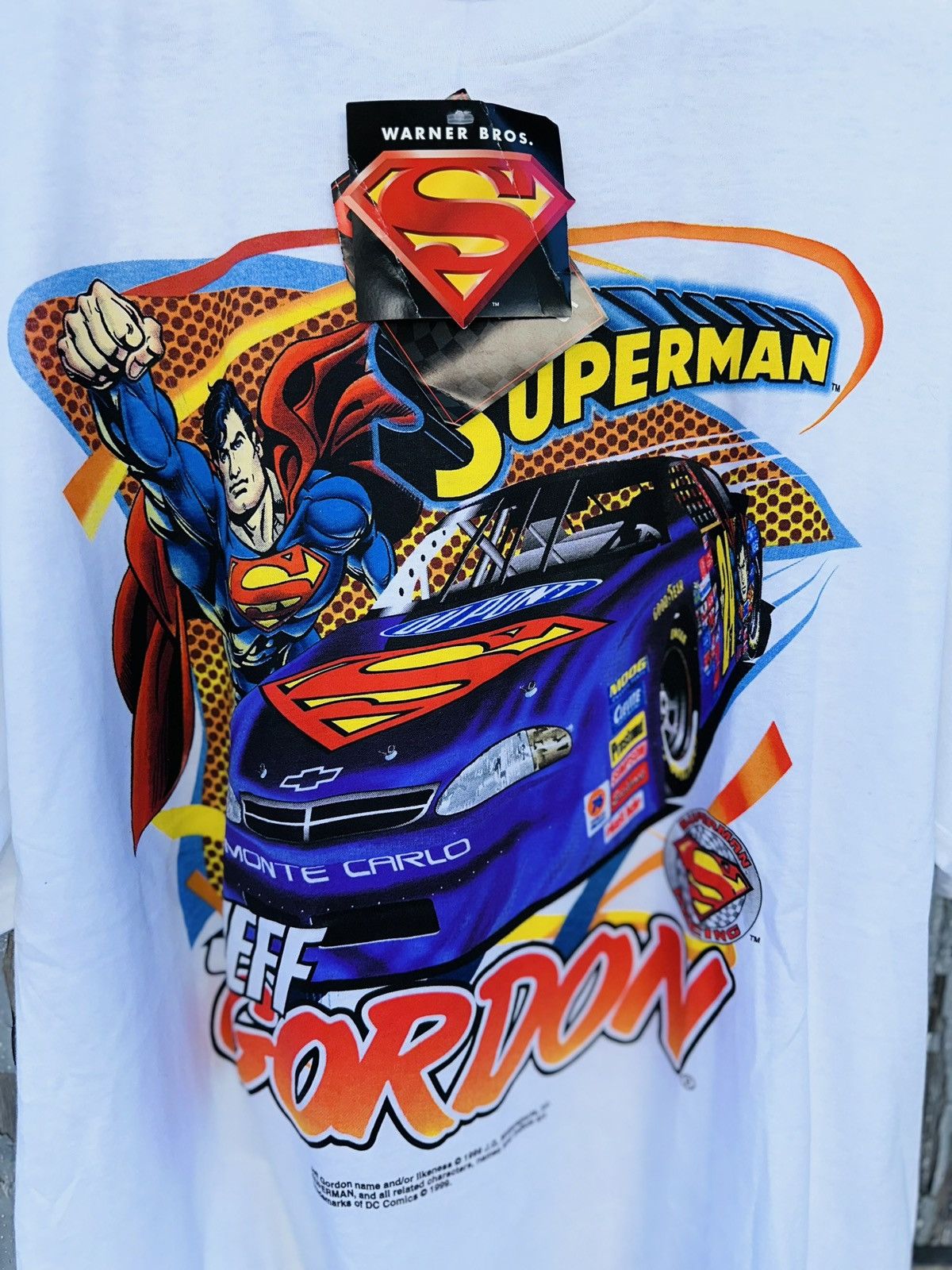 Superman Jeff Gordon Vintage Tshirt 2024