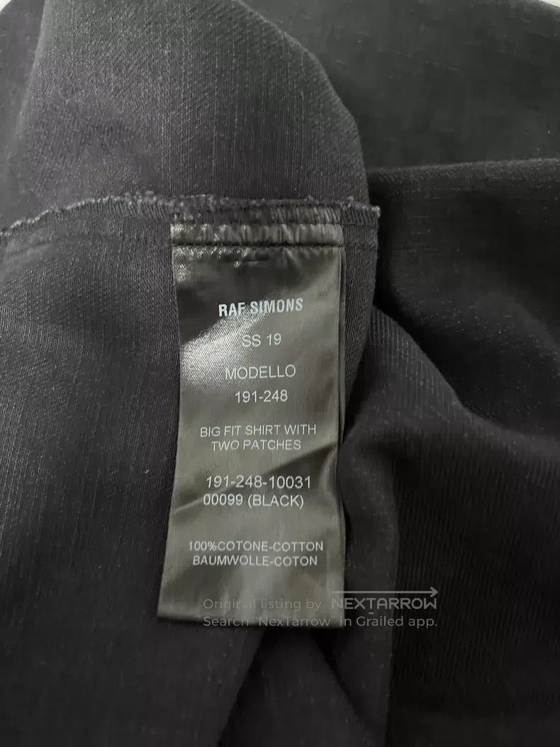 Raf Simons Raf Simons 19ss silver portrait patch denim shirt Size US S / EU 44-46 / 1 - 5 Thumbnail