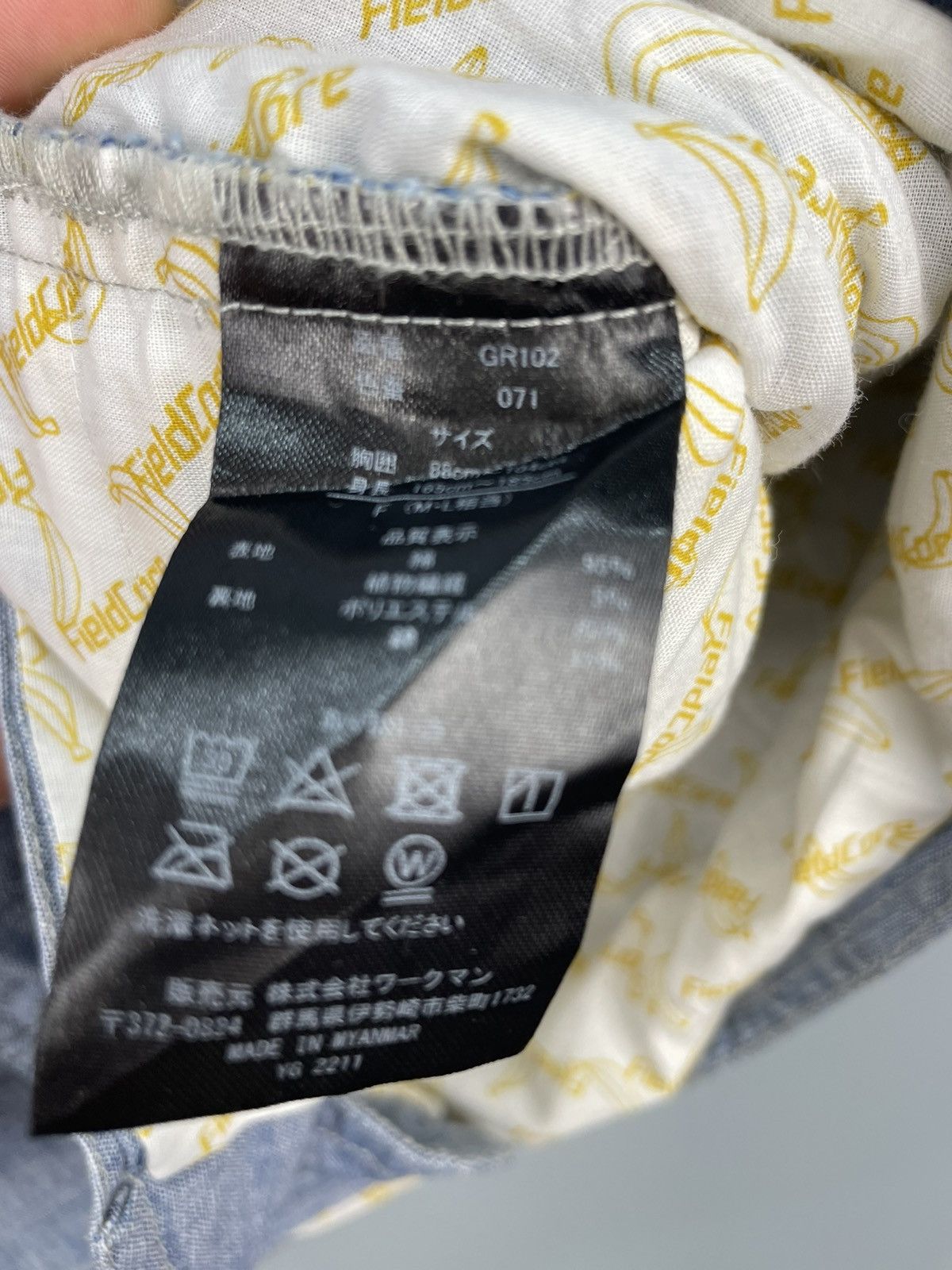 Japanese Brand Fieldcore Banana Denim vest multi pocket Size XL / US 12-14 / IT 48-50 - 7 Thumbnail