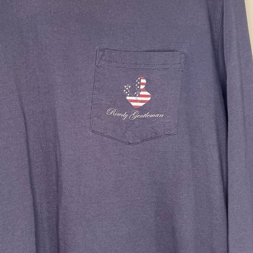 Other VINTAGE ROWDY GENTLEMEN REAGAN BUSH 84 LONG SLEEVE NAVY TEE Size US L / EU 52-54 / 3 - 4 Thumbnail