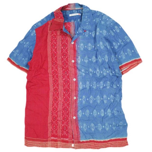Other Other PERIOD FEATURES Indian Cotton Patchwork Shirt Textile Tops PF-DK-004 DUTY FREE for USA Size ONE SIZE - 1 Thumbnail