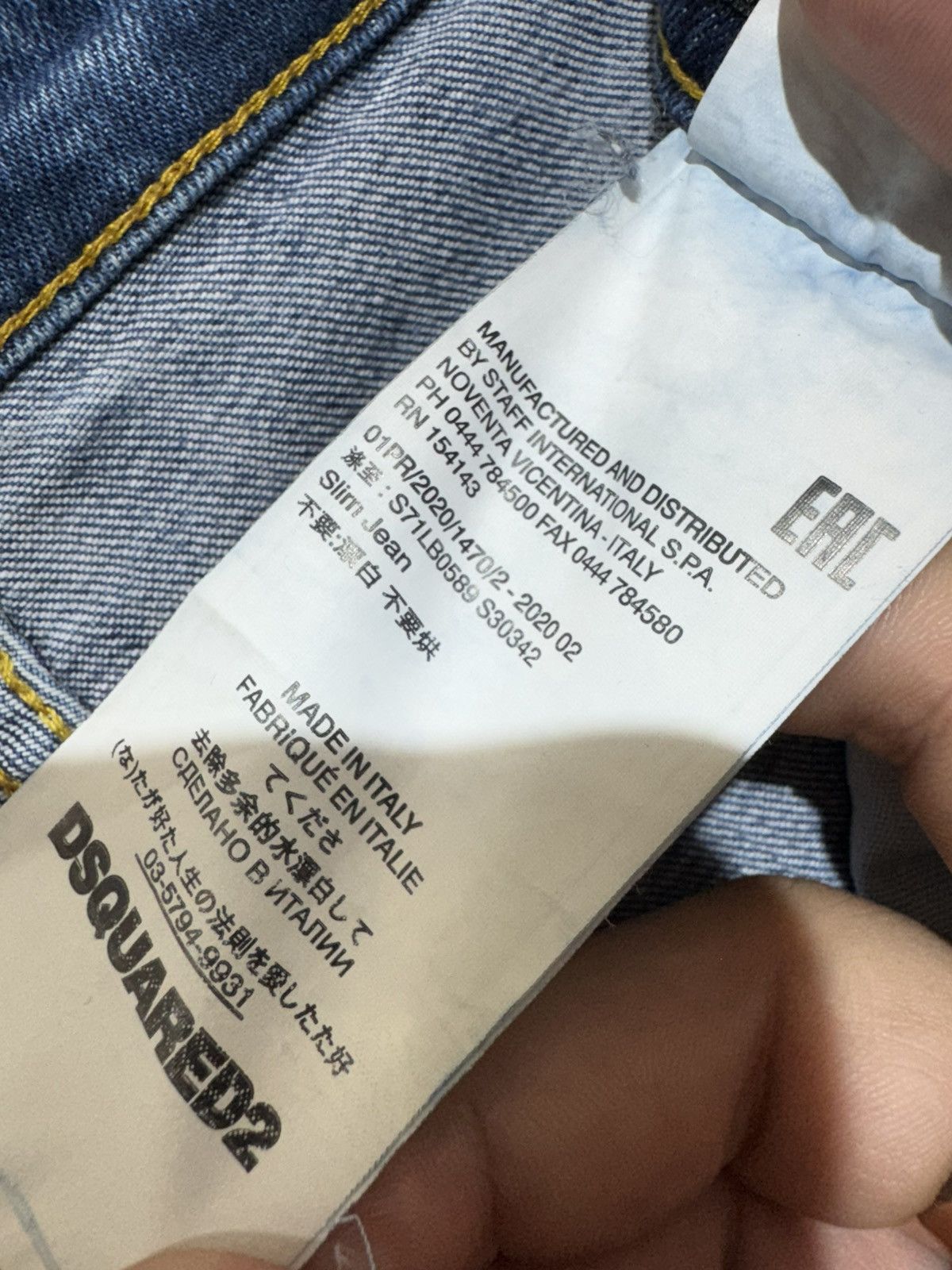Dsquared2 Dsquared2 Jeans Made in Italy Size 42 Size 28" / US 6 / IT 42 - 15 Thumbnail