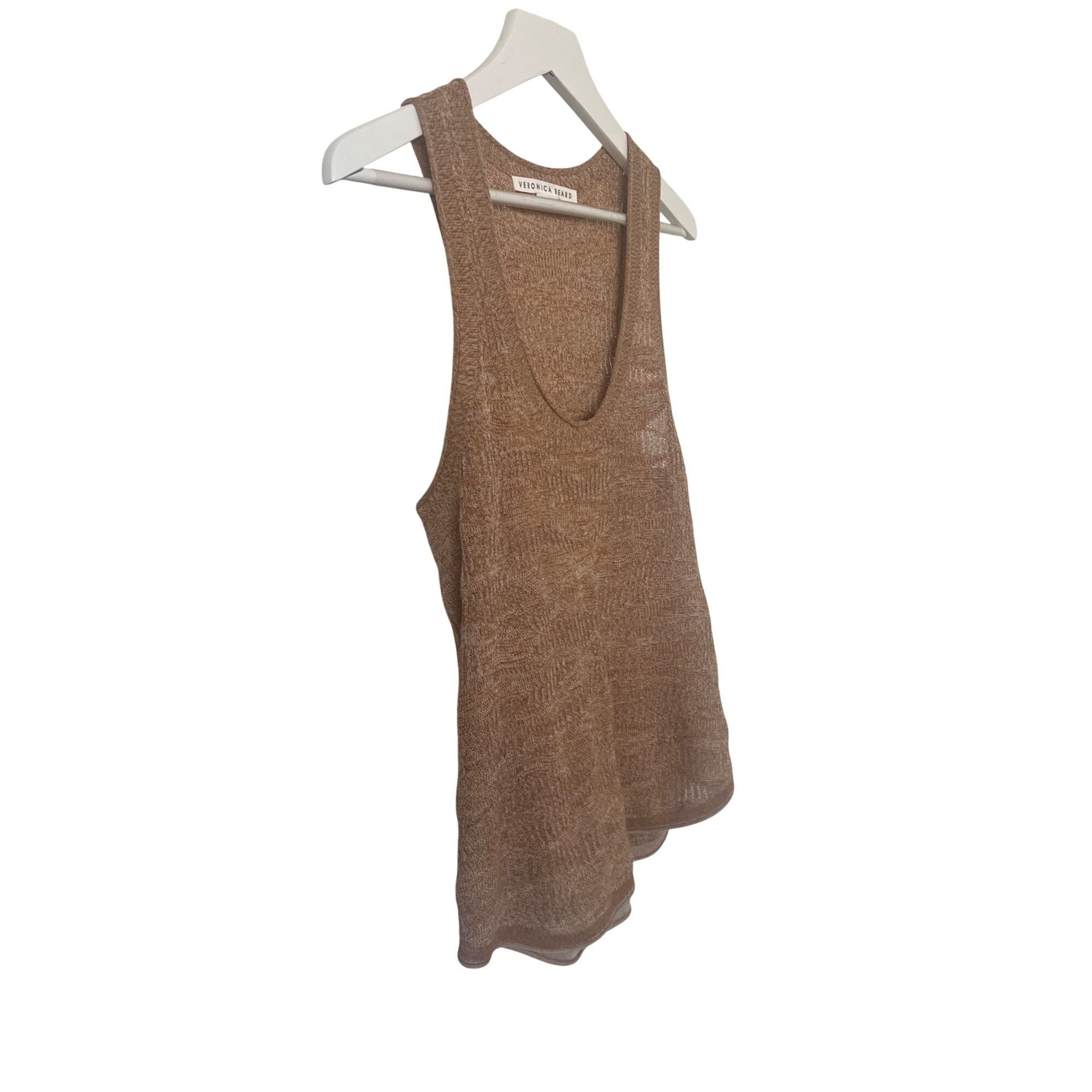 Veronica Beard Veronica Beard Katla Knit Tank Top In Gold-Tan Size M / US 6-8 / IT 42-44 - 7 Thumbnail