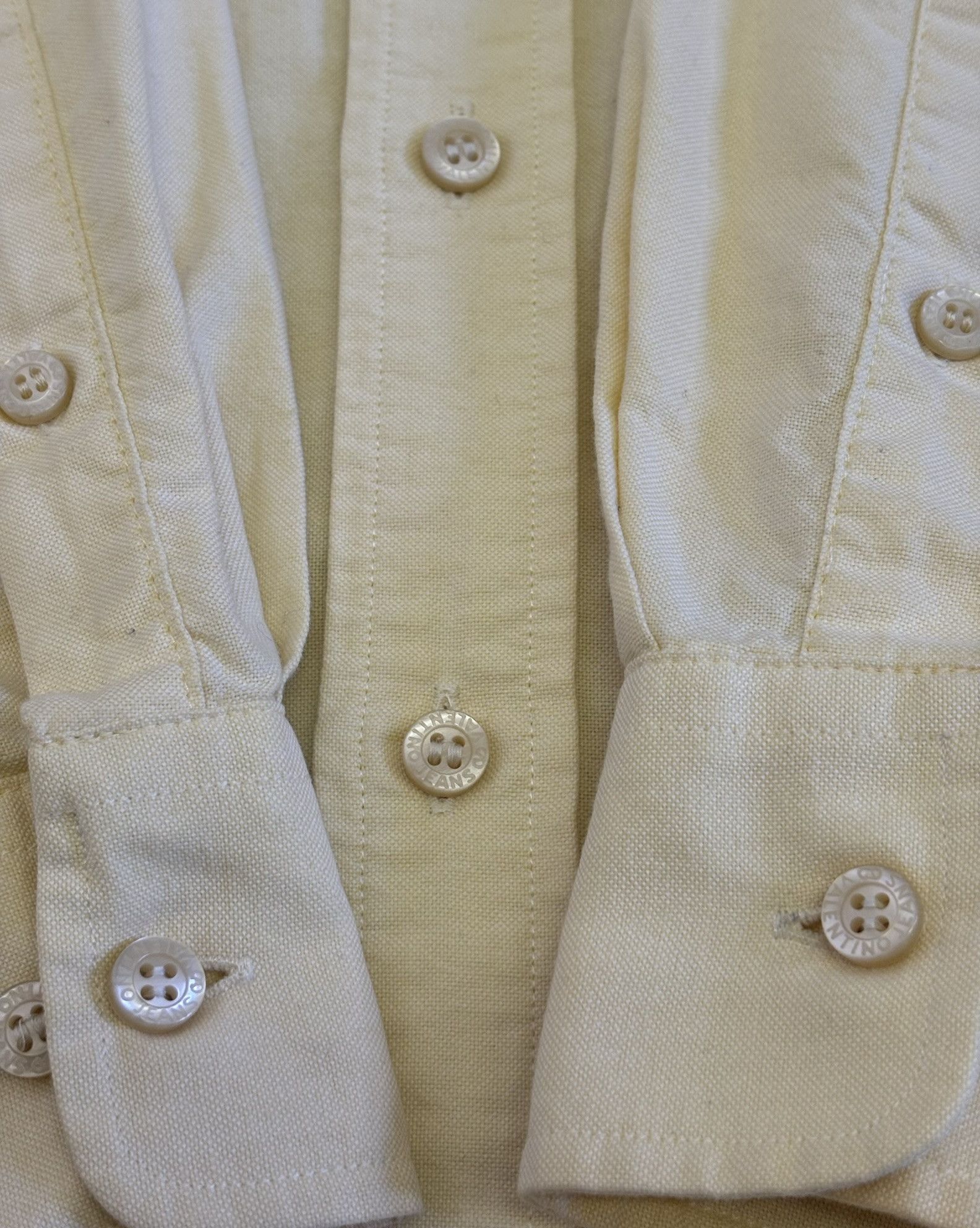 Valentino × Vintage Valentino Jeans yellow vintage shirt size. XL Size US XL / EU 56 / 4 - 10 Thumbnail