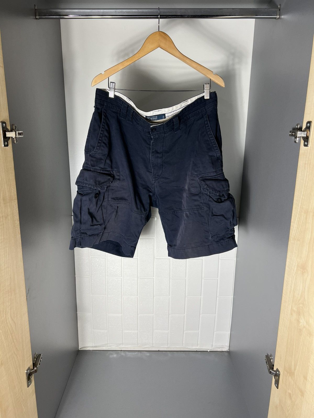 Polo Ralph Lauren VERY RARE POLO RALPH LAUREN MULTIPOCKET CARGO SHORTS 90s Y2K Size US 36 / EU 52 - 1 Thumbnail