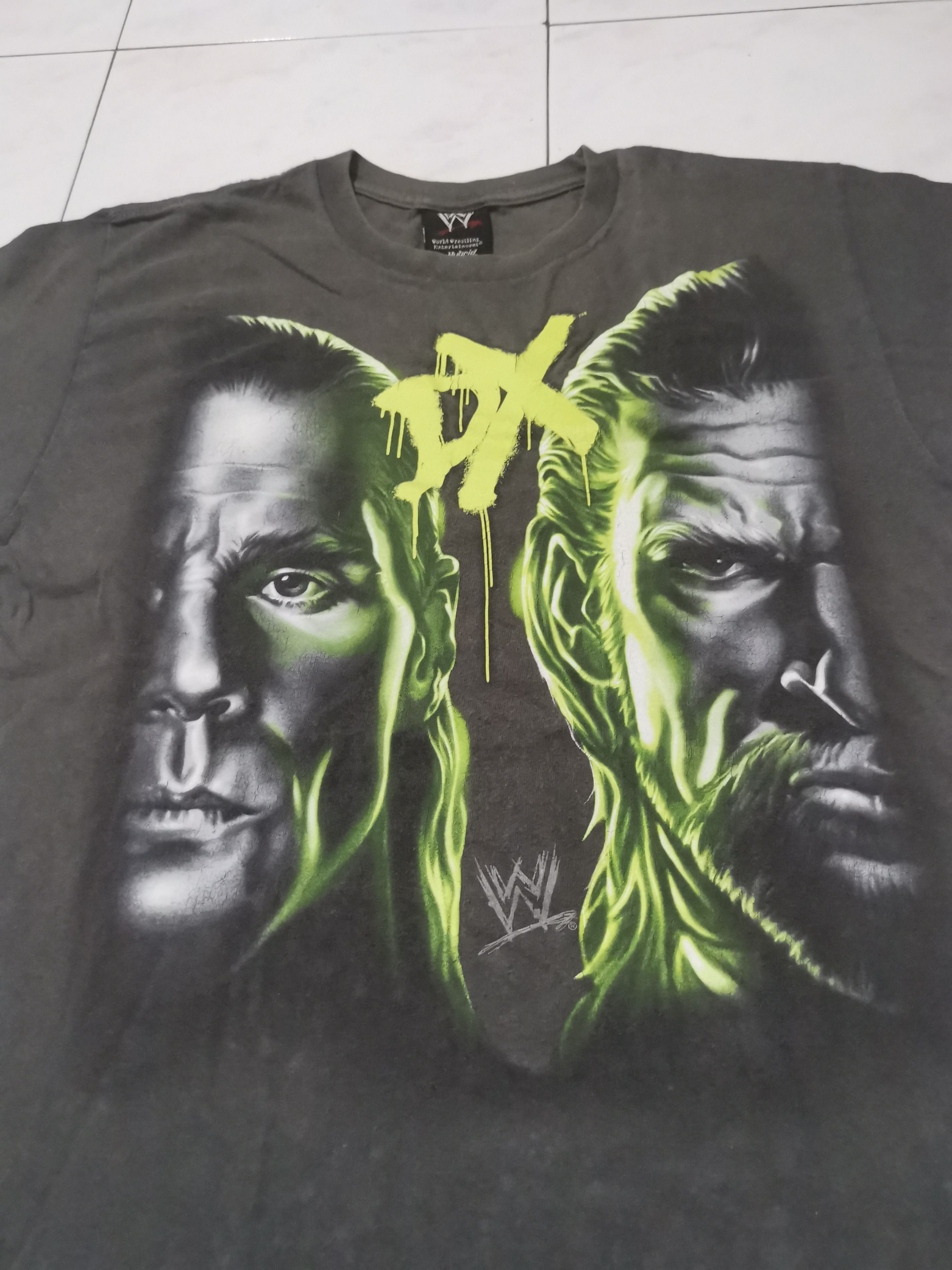 WWE Vintage faded Y2k DX triple H and Shawn michael tee Size US M / EU 48-50 / 2 - 2 Thumbnail