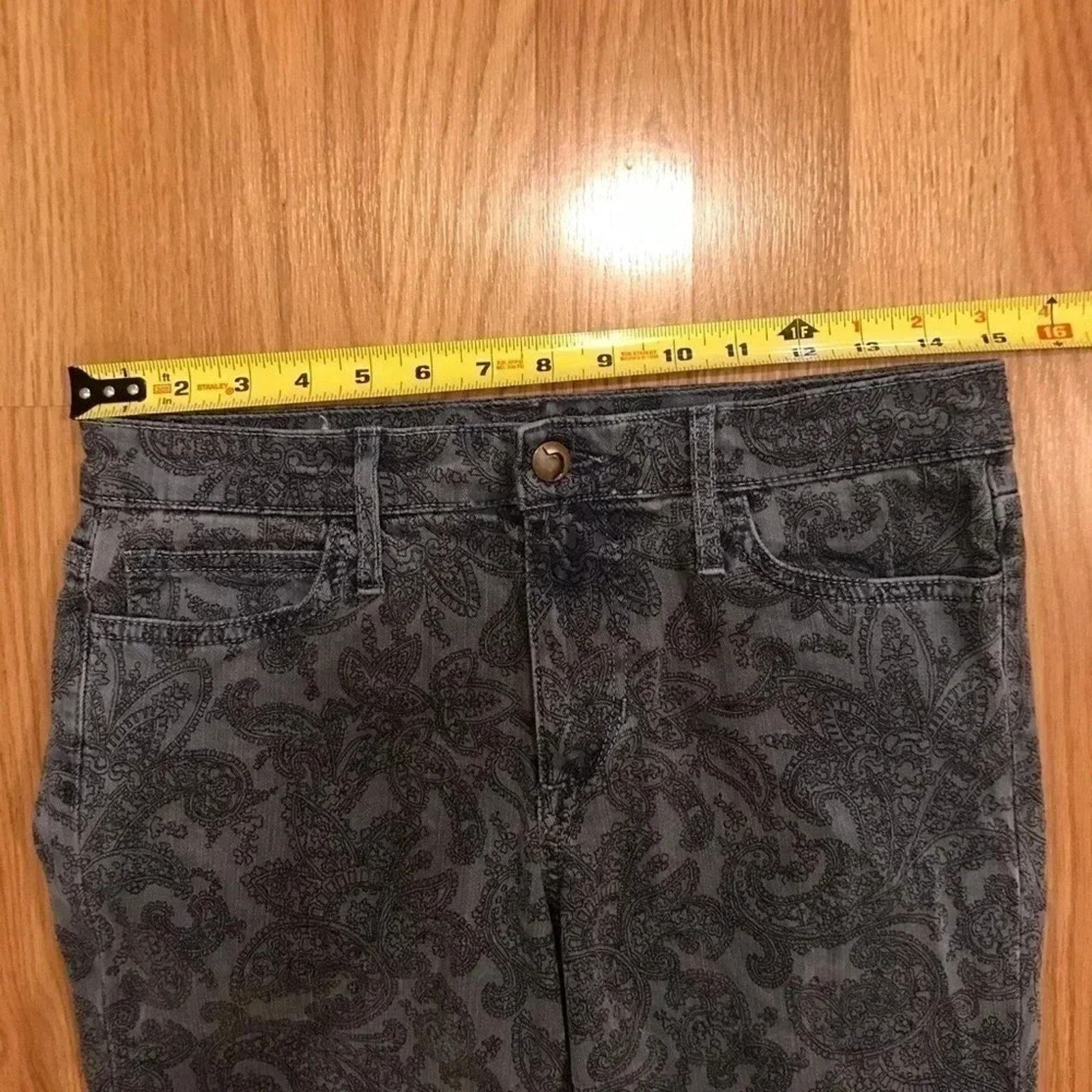 Other Joe's Jeans High Water Skinny Jeans Paisley Faded Size 28 Size 28" / US 6 / IT 42 - 13 Thumbnail