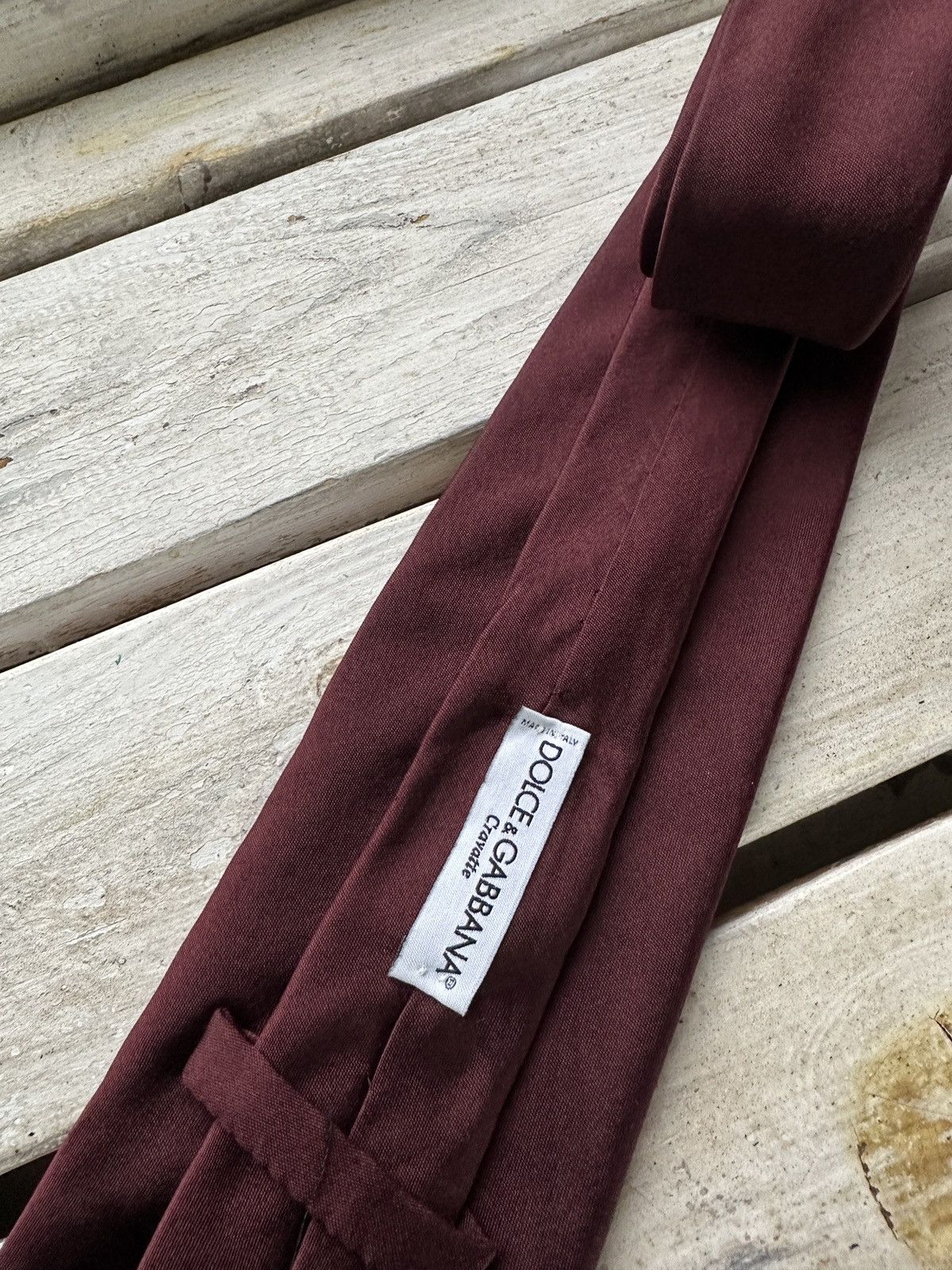 Dolce & Gabbana 🚨 DOLCE & GABBANA Tie LUXURY VINTAGE RARE OLD MONEY BASIC Size ONE SIZE - 4 Thumbnail