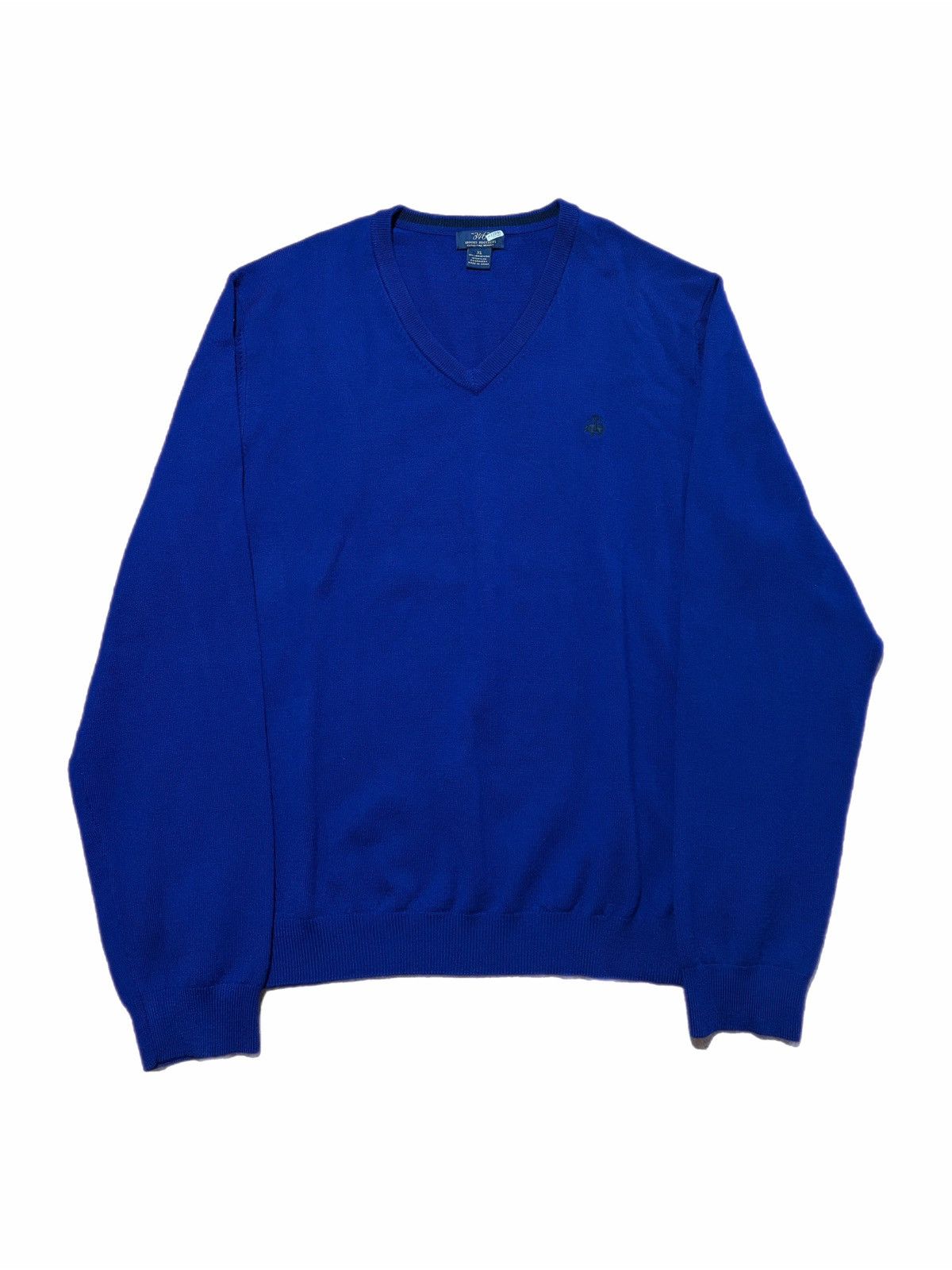 Brooks Brothers Brooks Brothers Sweater Merino Wool V Neck Knit Pullover 346 Size US XL / EU 56 / 4 - 1 Thumbnail