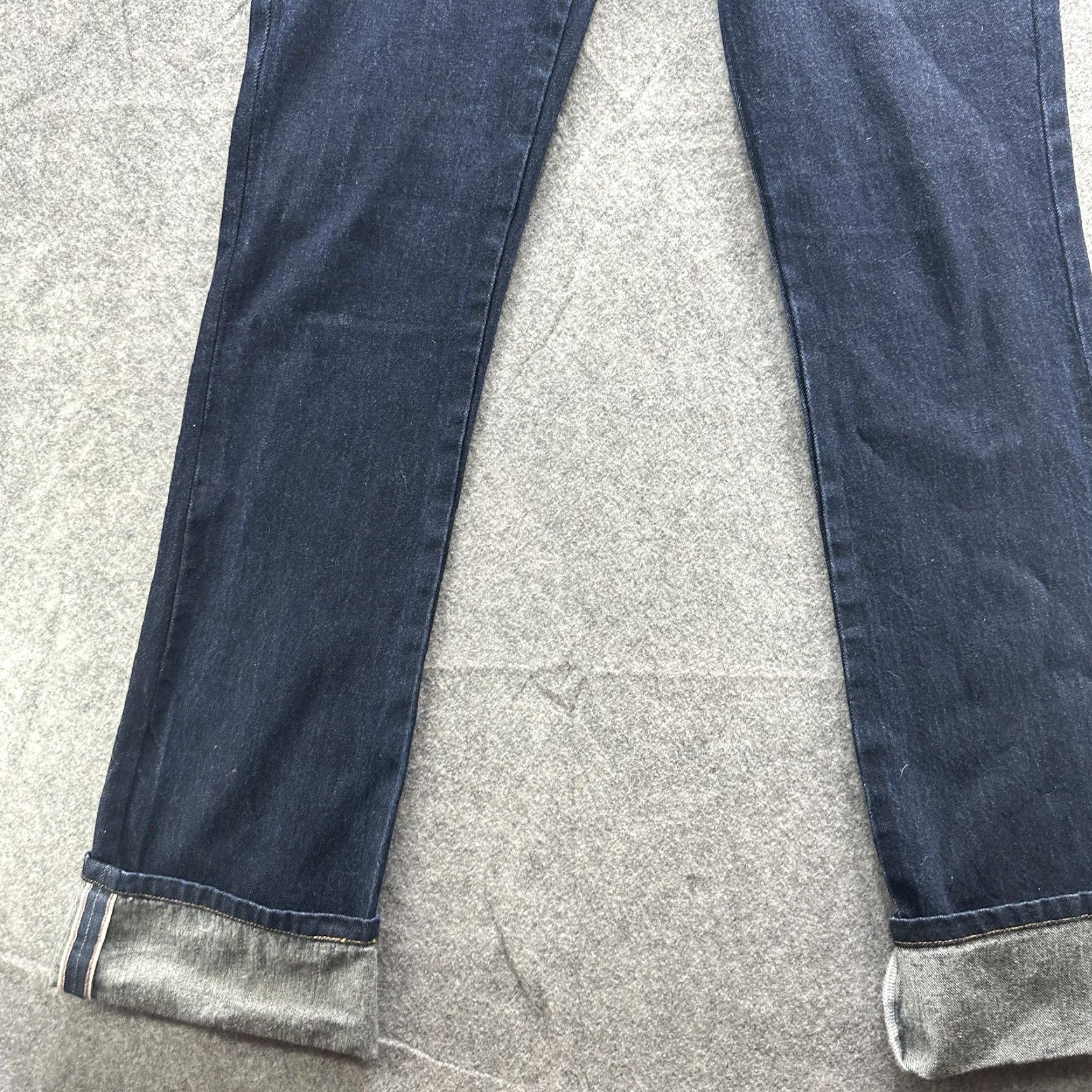 SER.O.YA SER.O.YA Jeans Womens 26 Blue Rinse High Rise Straight Selvedge Denim 5 Pocket Size 26" / US 2 / IT 38 - 4 Thumbnail