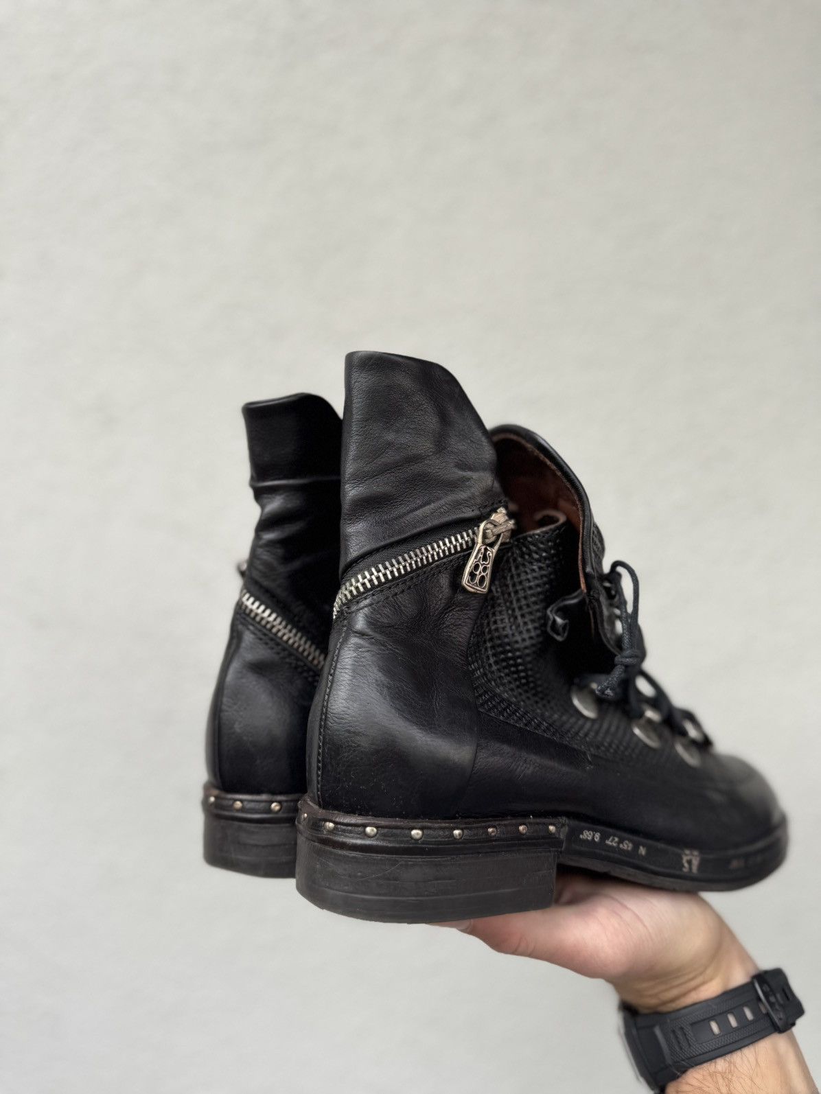 A.S.98 A.S.98 Avantgarde Punk y2k Leather boots Size 38 Size US 8 / IT 38 - 5 Thumbnail